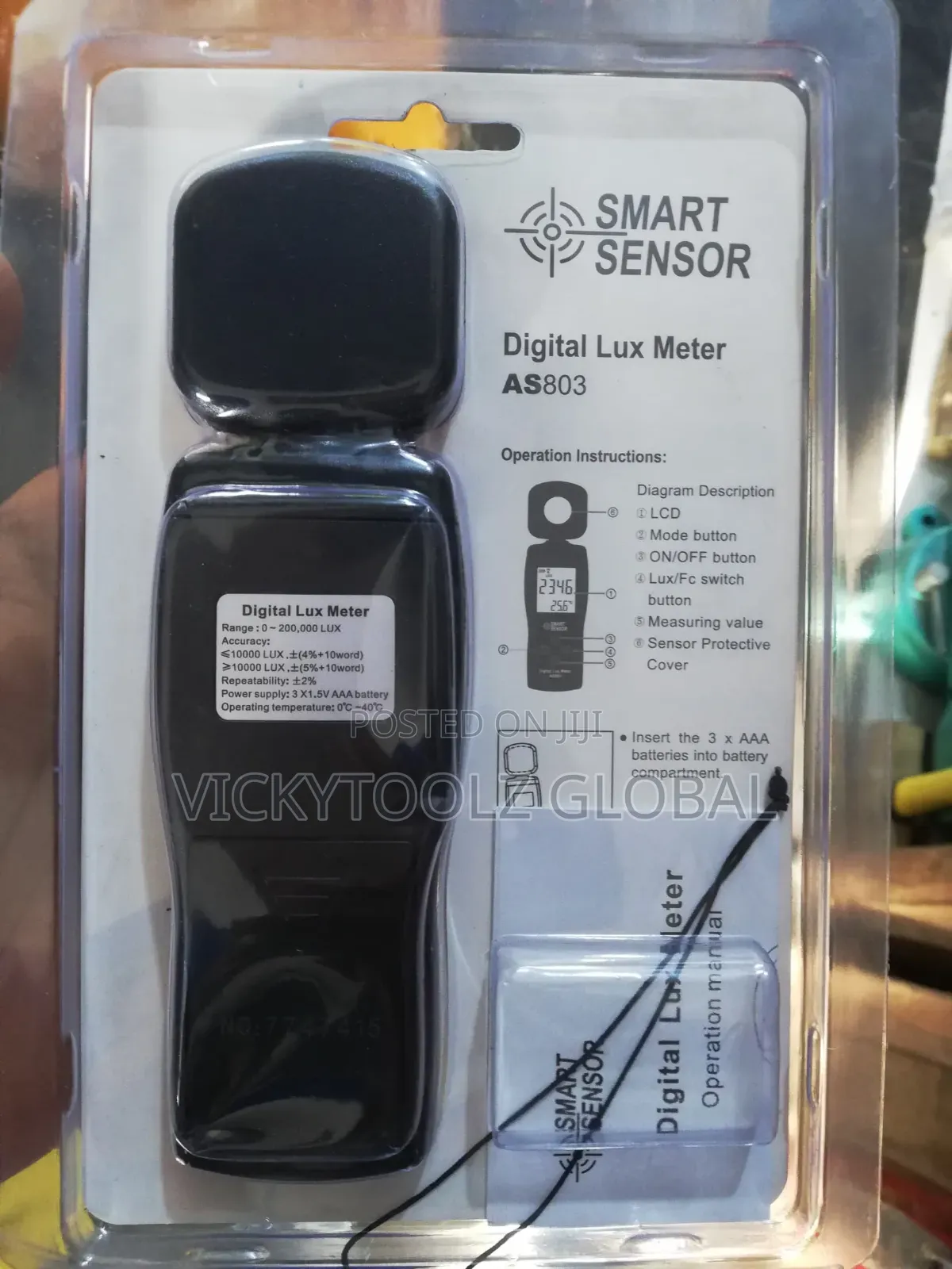 Digital Lux Meter