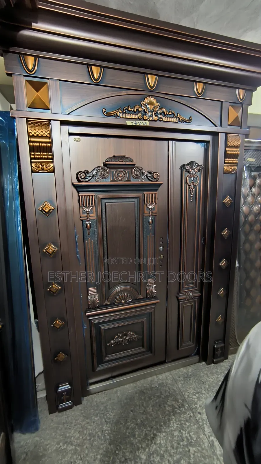 4ft by 7ft Ark and Pillar Cast Door
