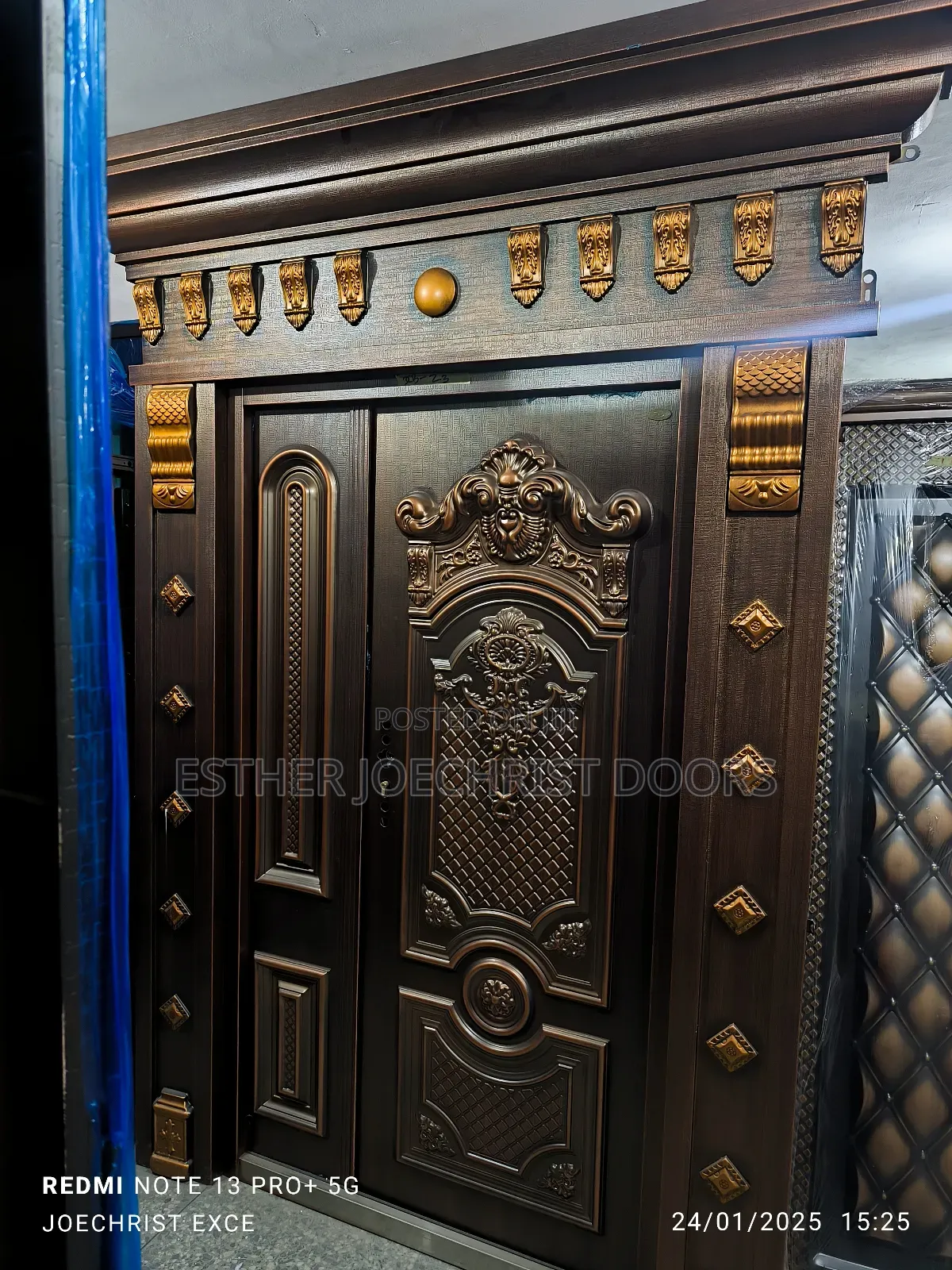 4ft by 7ft Ark and Pillar Cast Door