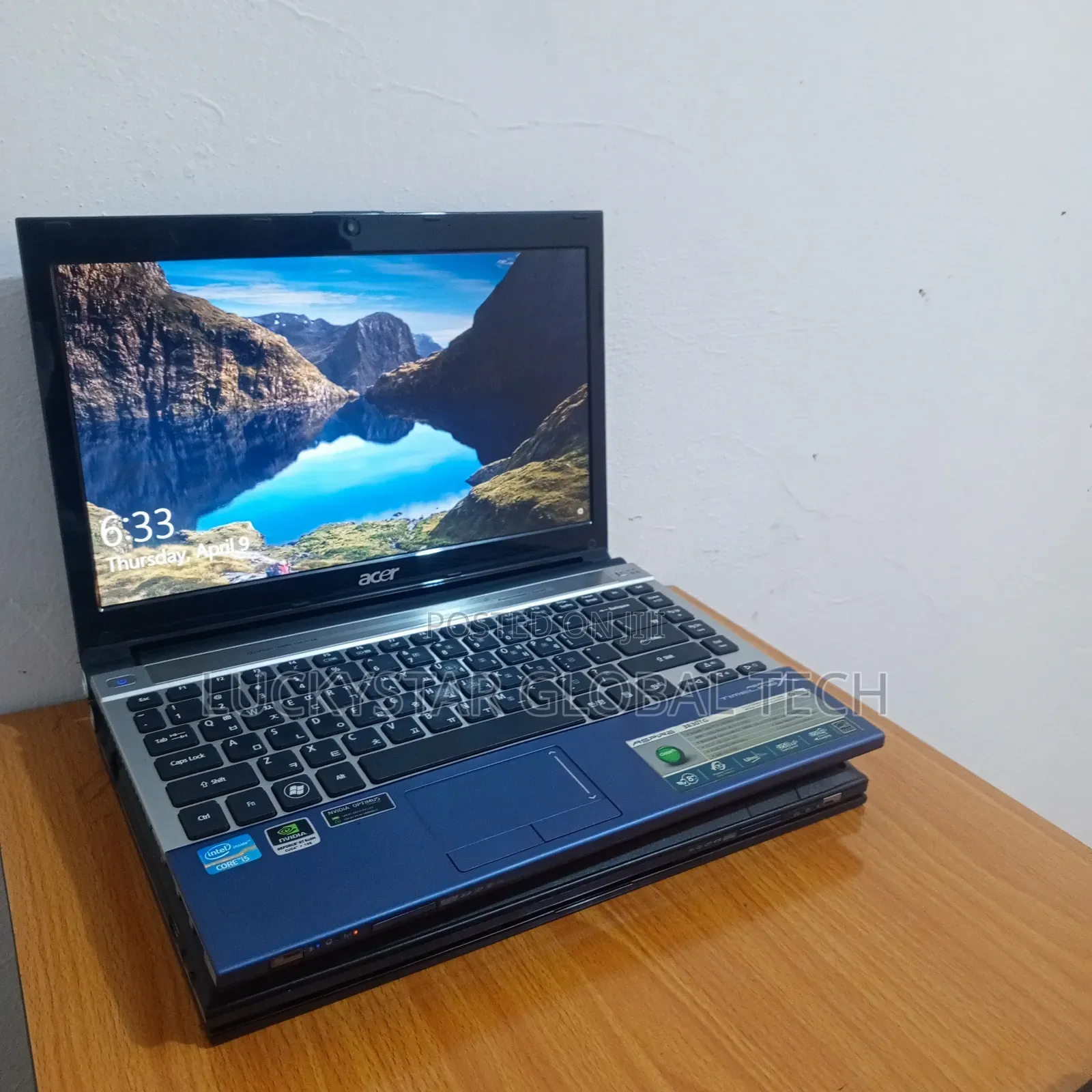 Laptop Acer Aspire 3830TG 4GB Intel Core i5 SSD 128GB