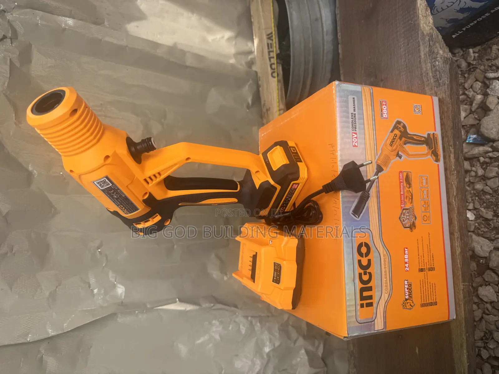 Ingco Cordless Pressure Washer