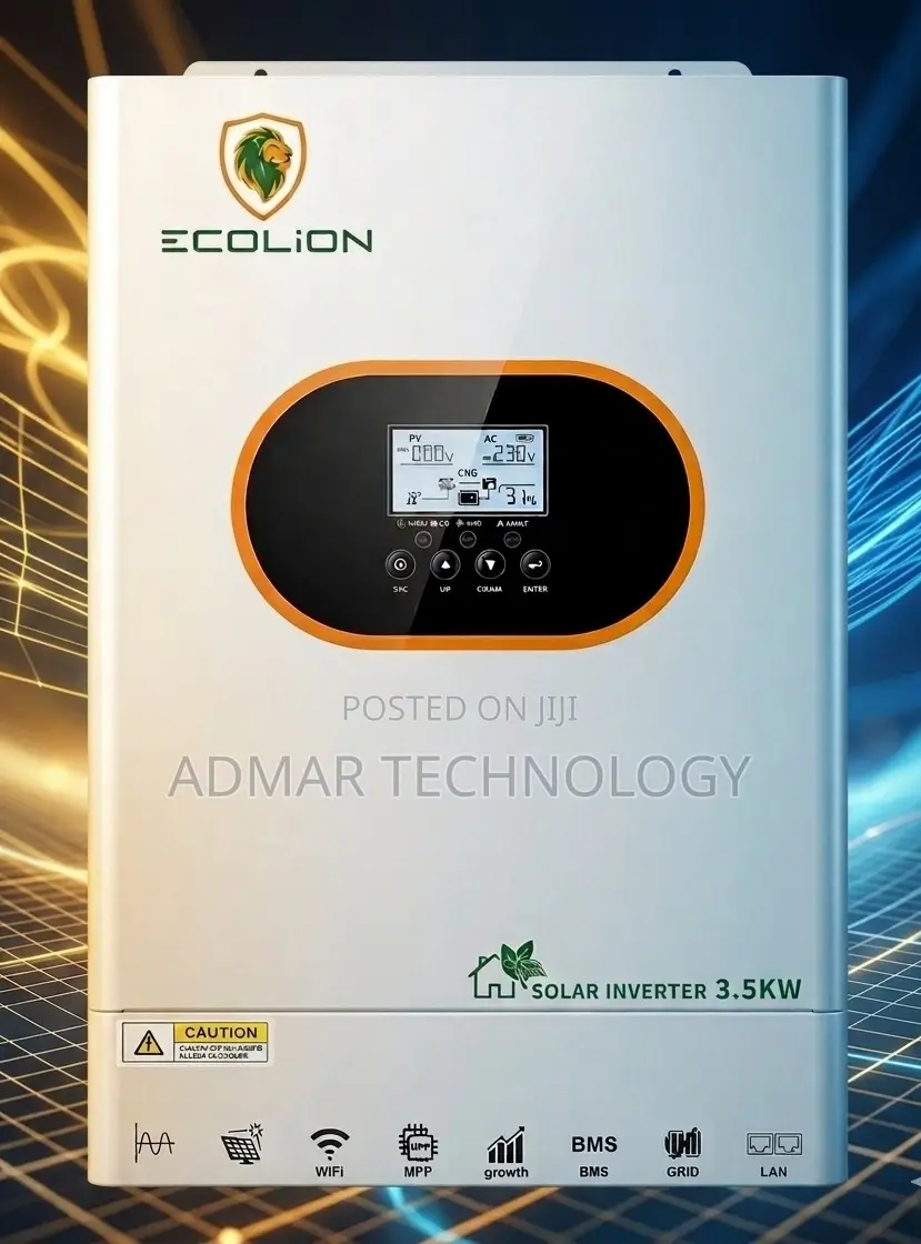 Ecolion 3.5kw/24v Hybrid Inverter -100a Inbuilt MPPT Charge