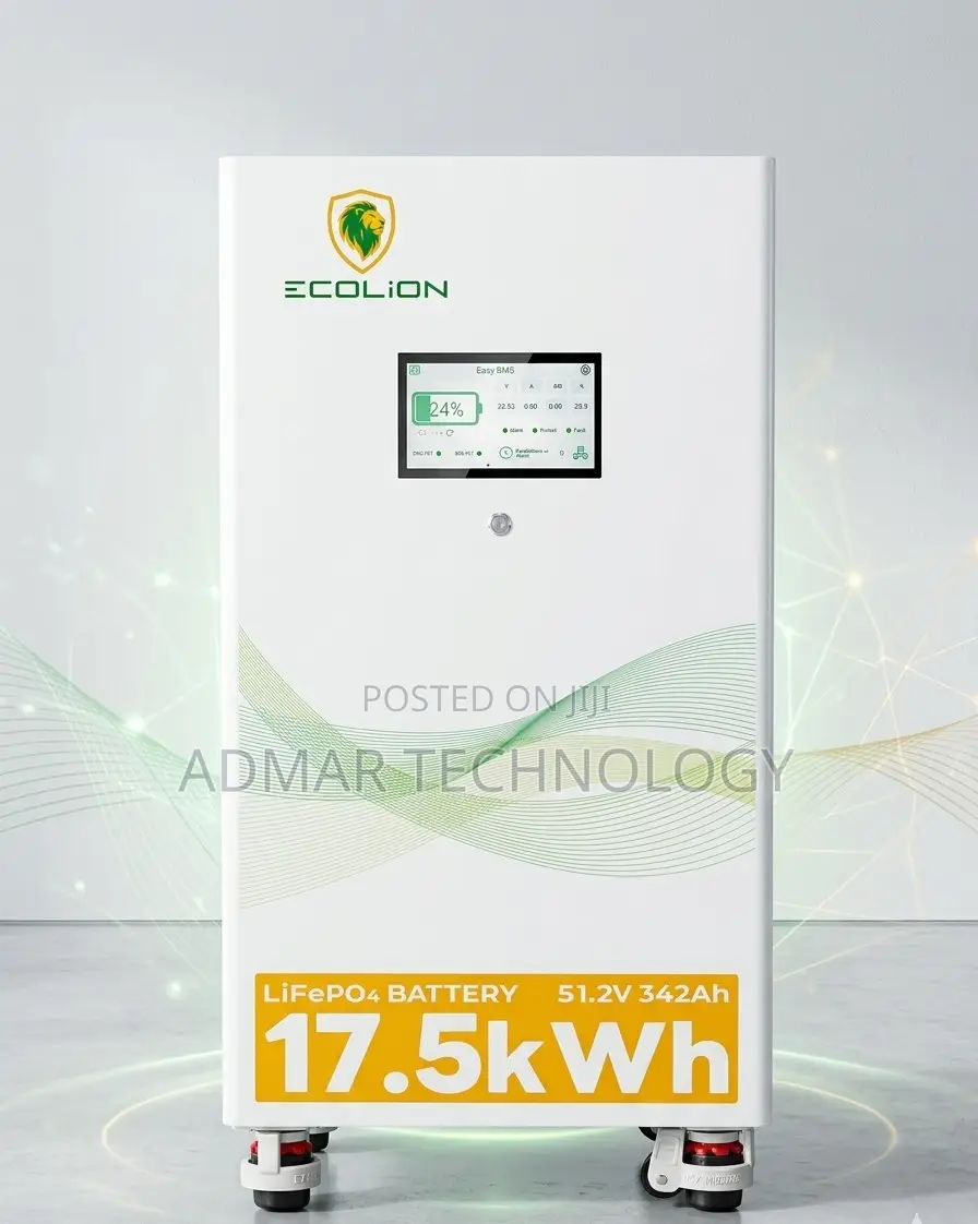 Ecolion 17.5kw 51.2v 342ah Lithium Ion Battery