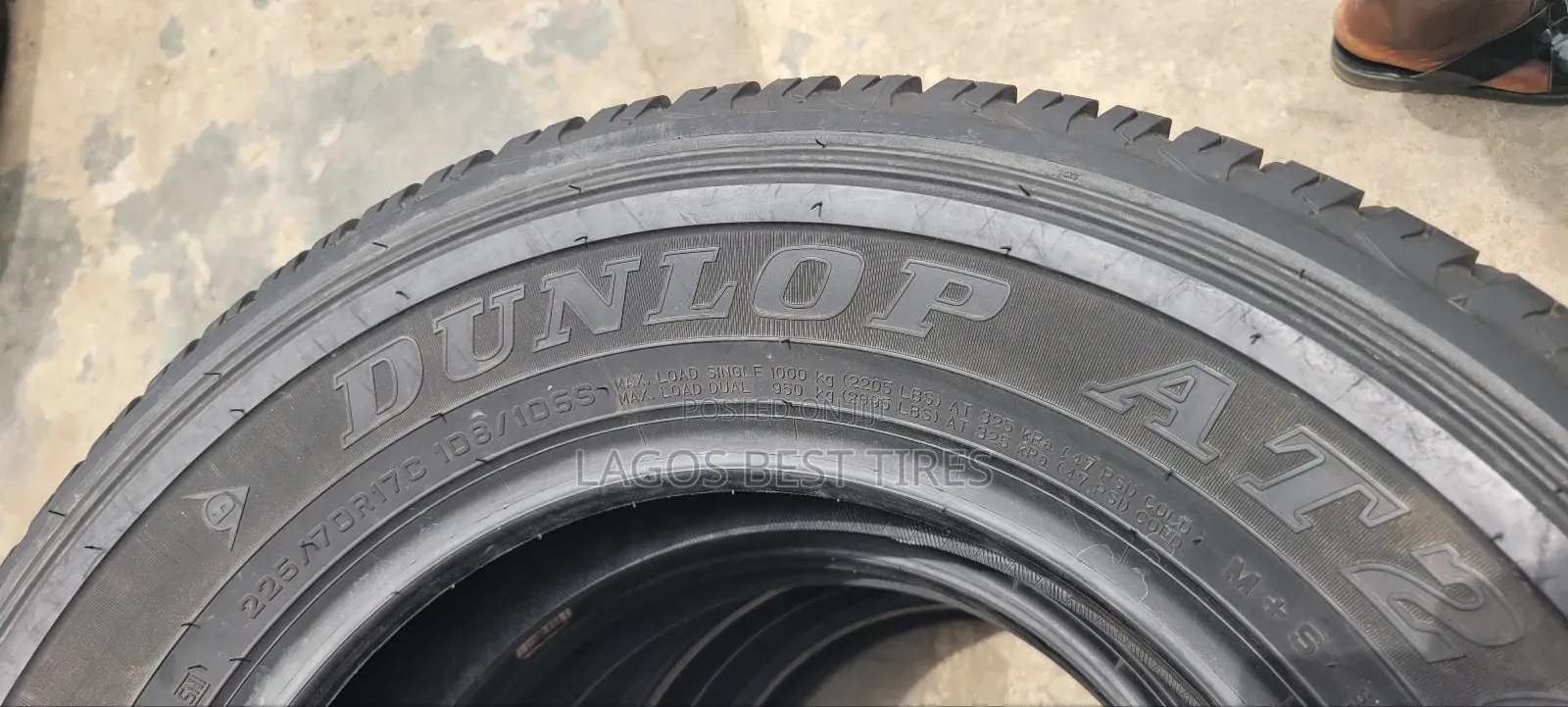 Heavy Duty Dunlop 225/70r17c – Commercial Grade (C-Rated)