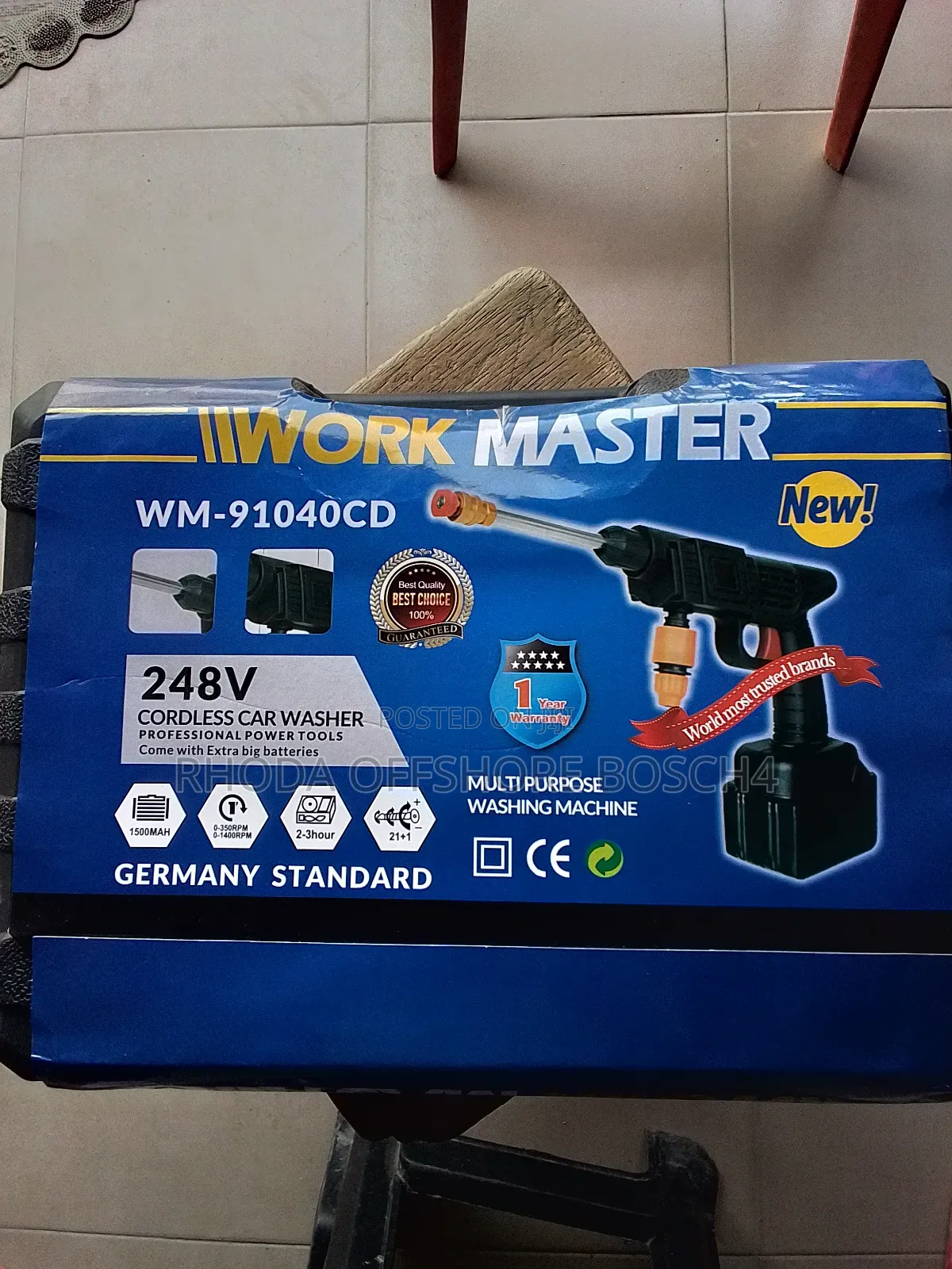 Cordless Car Washer