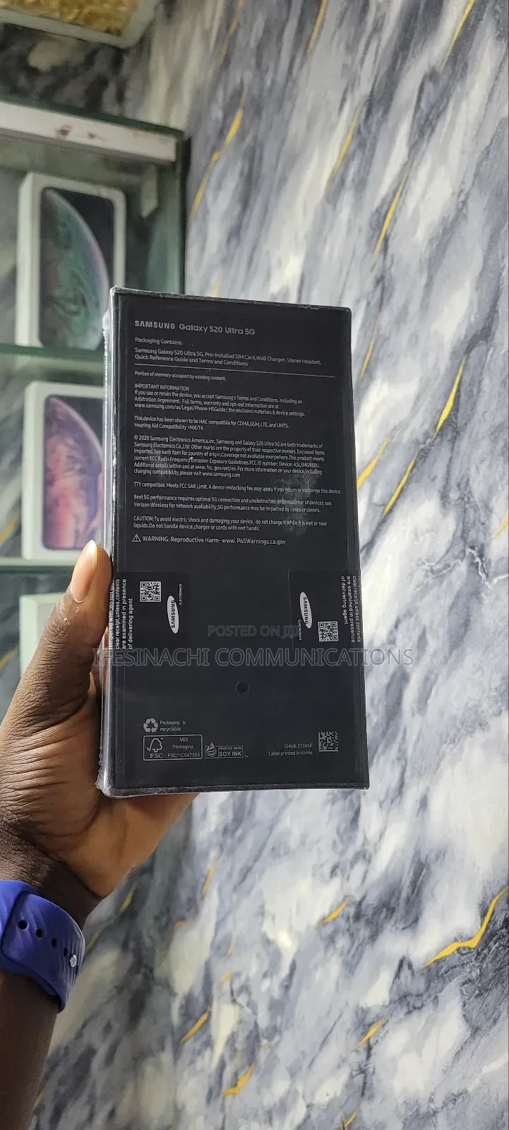 New Samsung Galaxy S20 Ultra 256 GB
