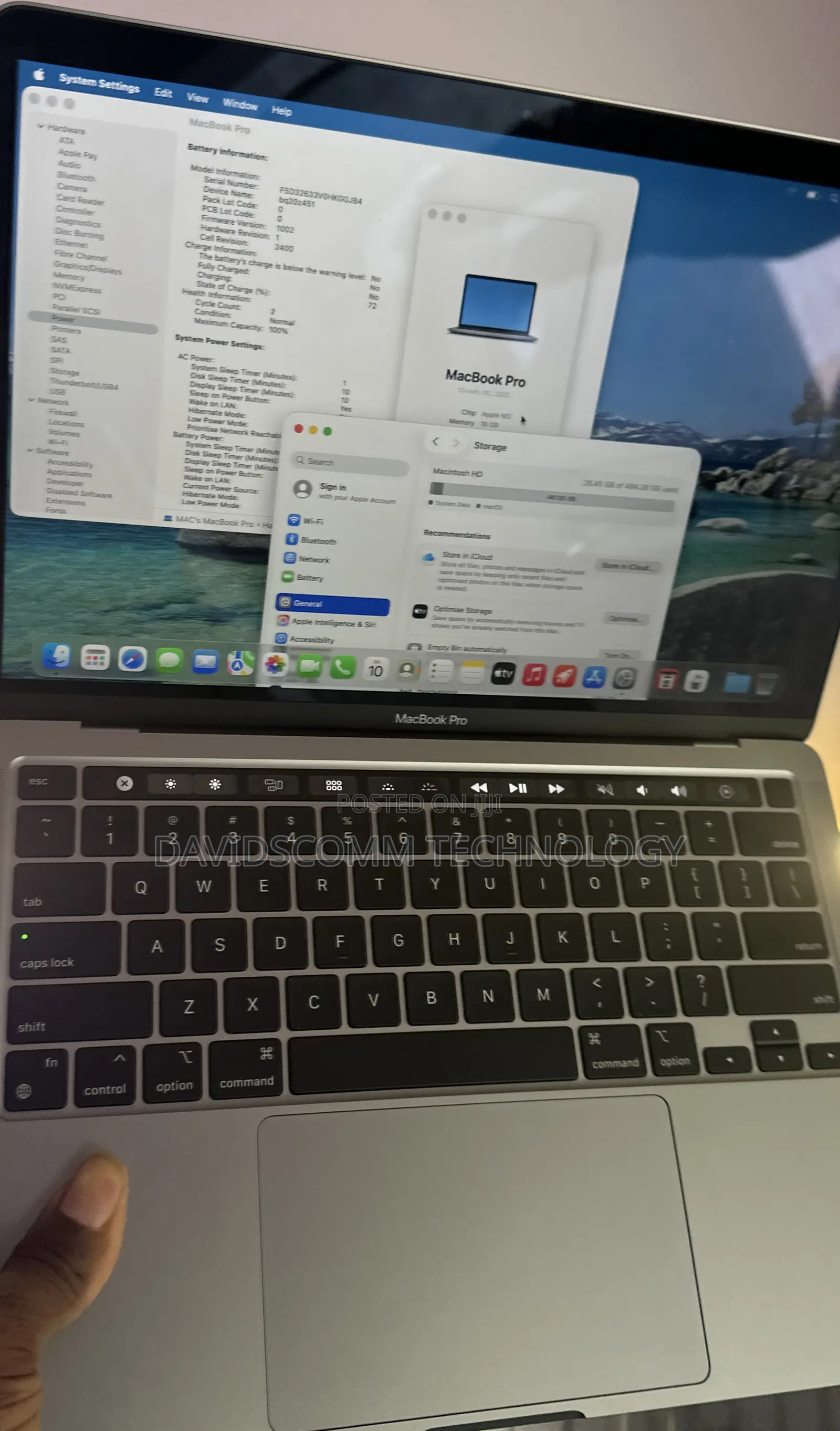 Laptop Apple MacBook Pro 2022 M2 16GB Apple M2 SSD 512GB
