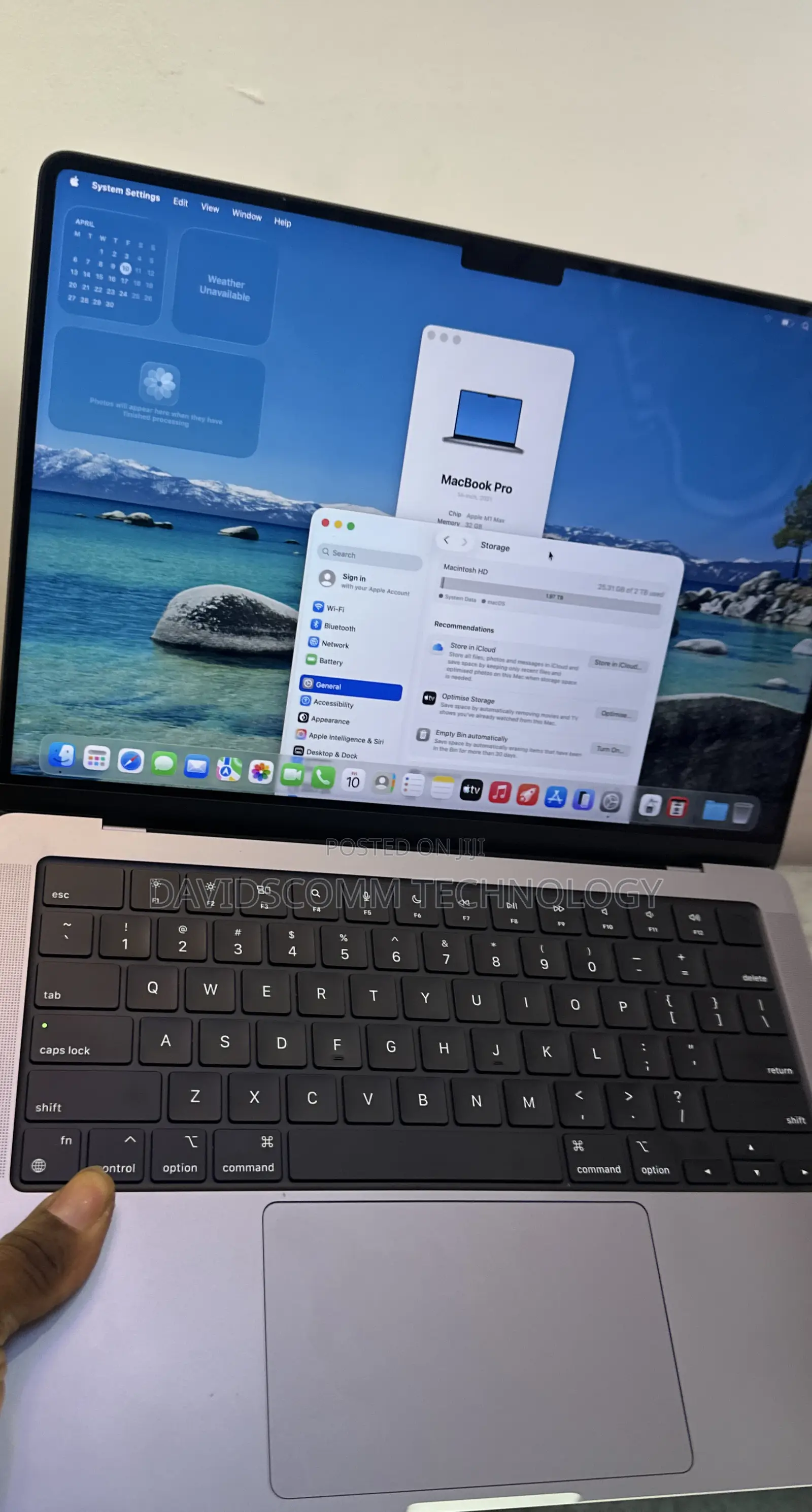 Laptop Apple MacBook Pro 2021 M1 32GB Apple M1 Max SSD 2T