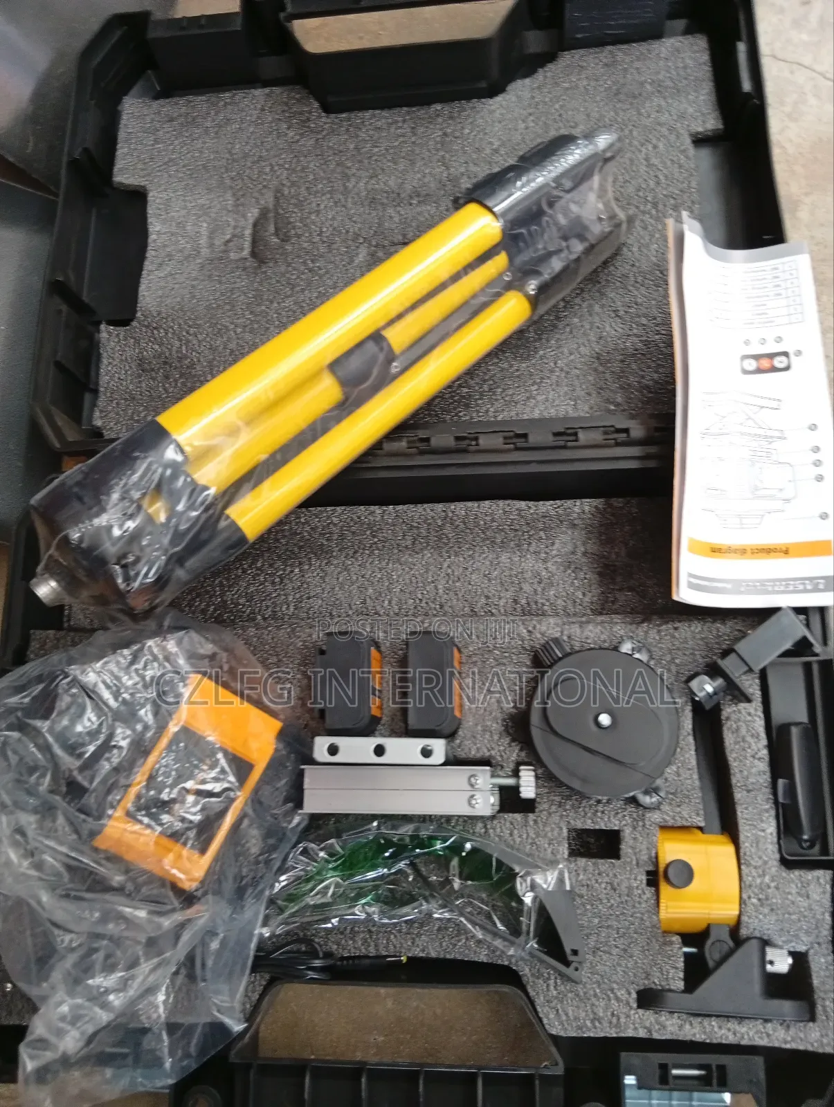 3d Outdoors and Indoors Green Light Laser Line Level Machine