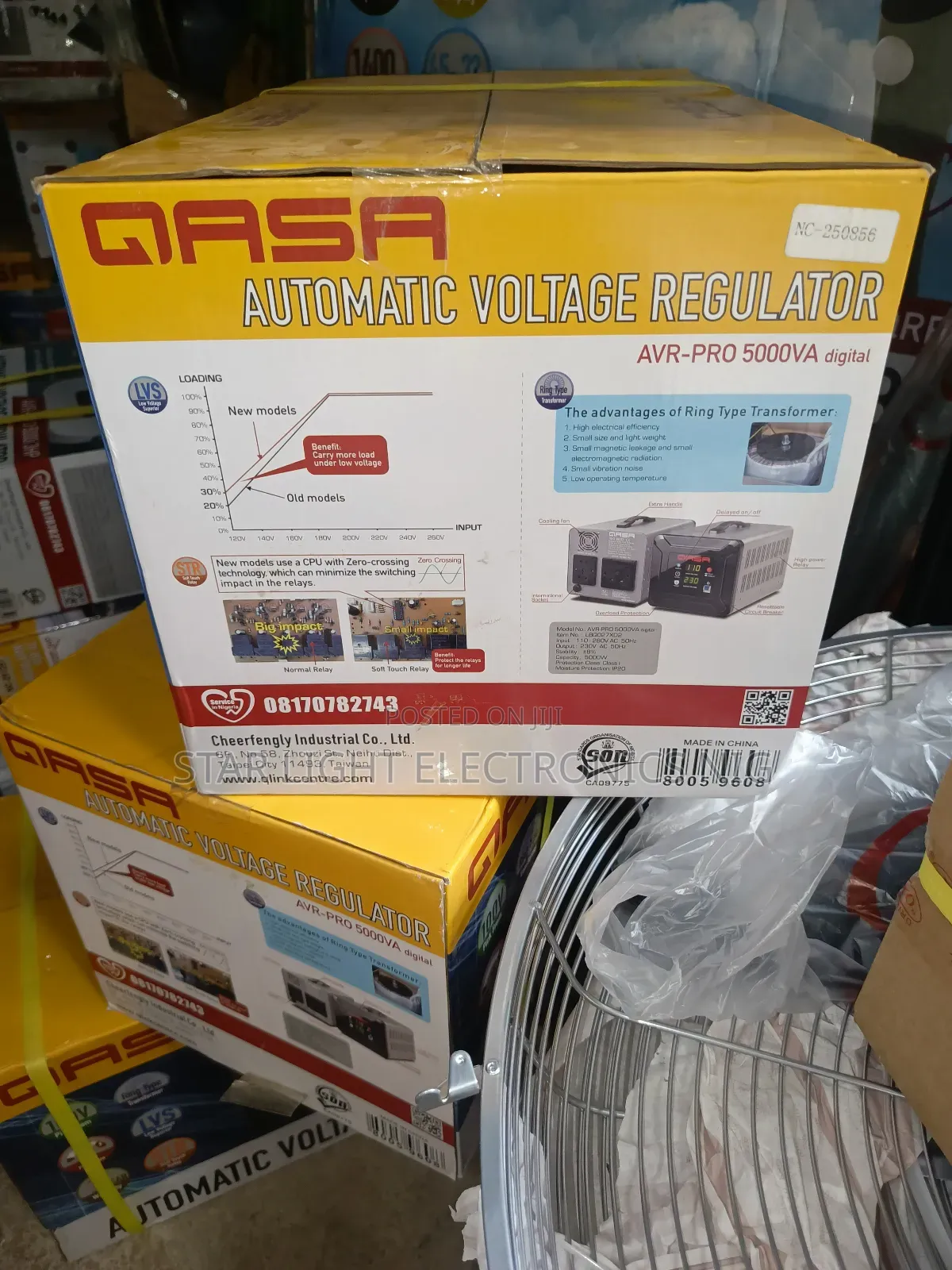 Standing Qasa Stabilizer 5000 Watts