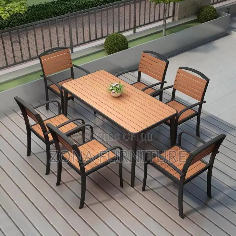 Imported Luxury Outdoor Table and Chairs by 6 Seater Capacity