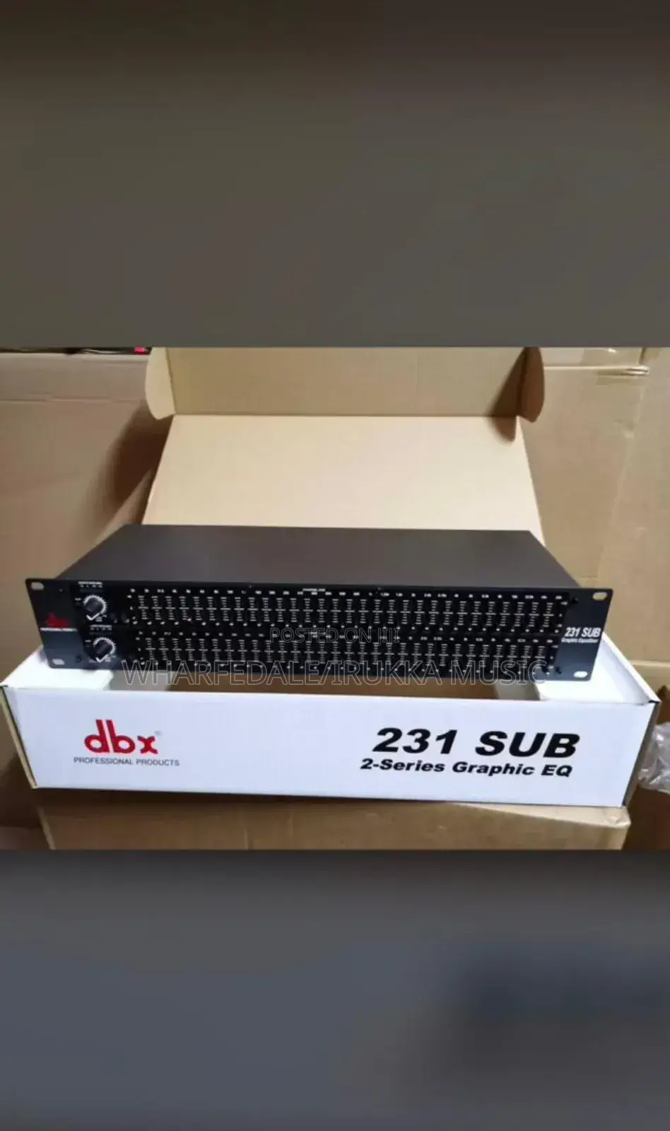 DBX Professional 231 Dual Channel Graphics Equaliser