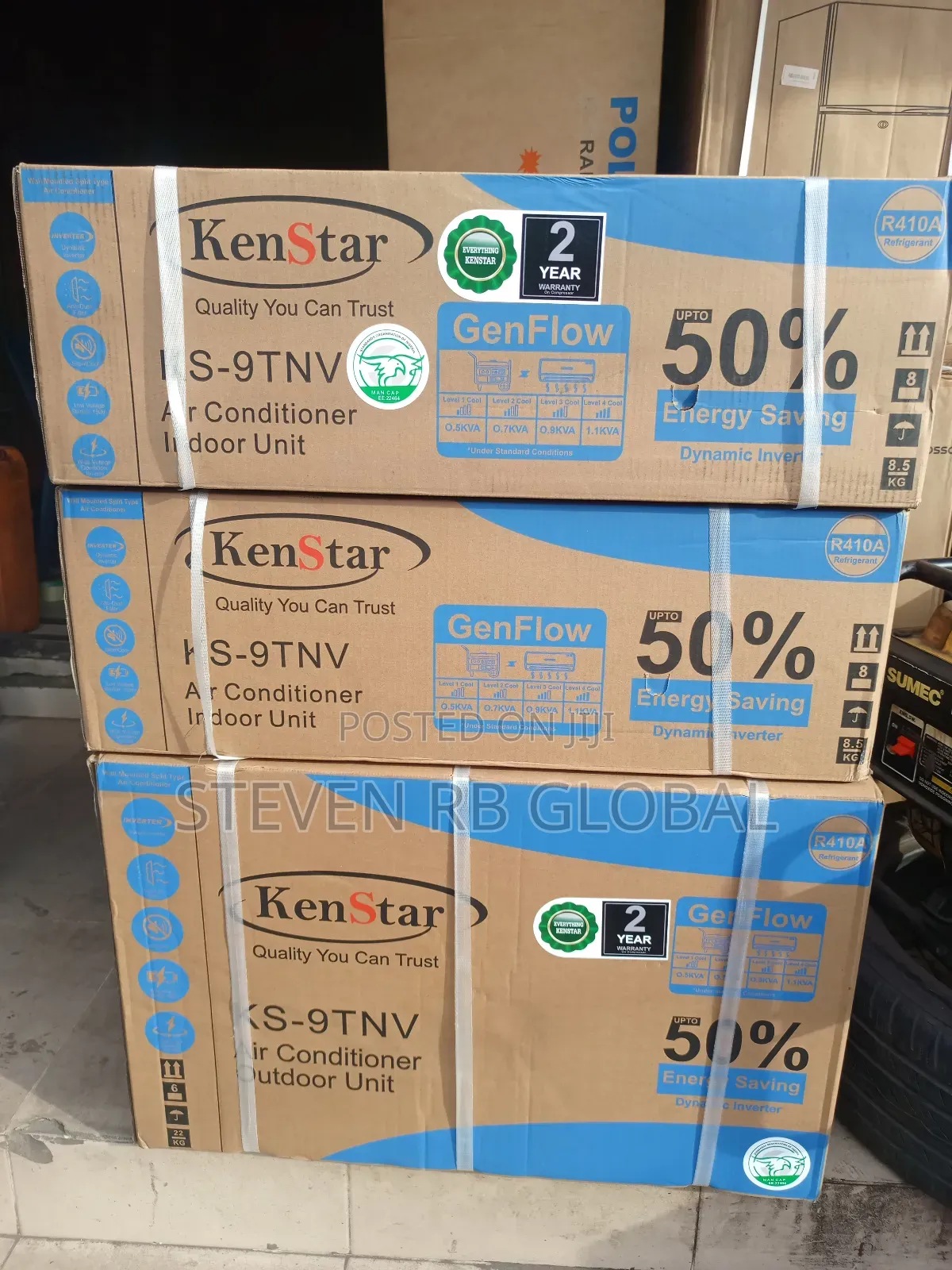 Kenstar 1hp Dynamic Inverter Split Air Conditioner | Ks-9tnv