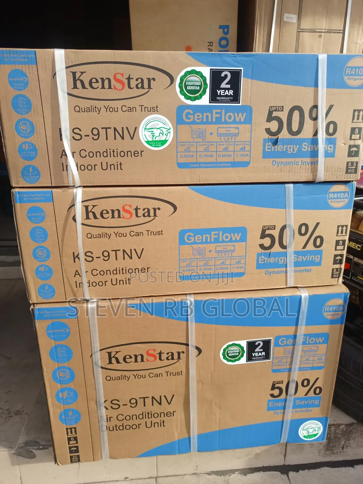 Kenstar 1hp Dynamic Inverter Split Air Conditioner | Ks-9tnv
