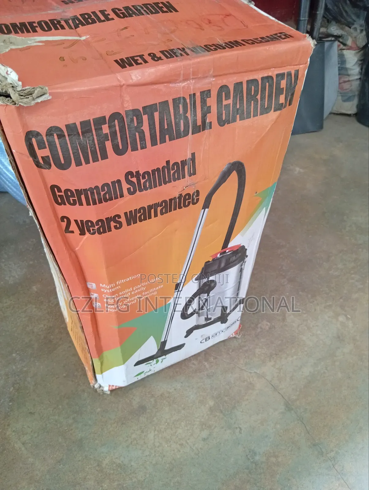 1200watts Comfortable Garden Wet And Dry Vacuum Cleaner 30liters