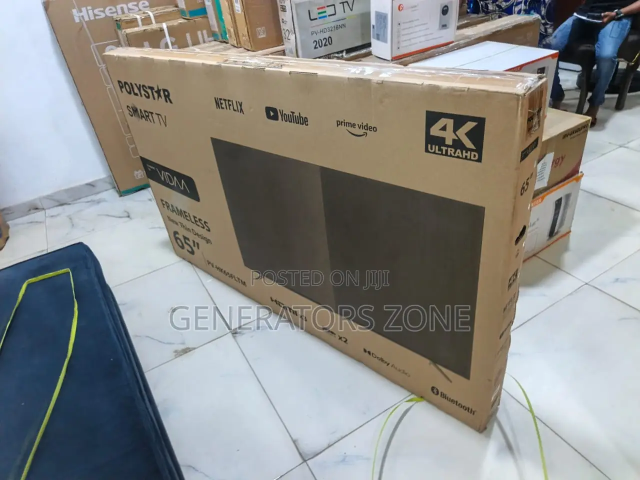 65-Inch Polystar Smart Display With Slim Frameless Build