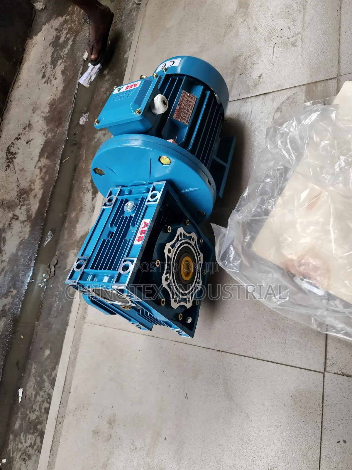 Abb Electric Worm Gear Motor 4hp/3kw 3phase