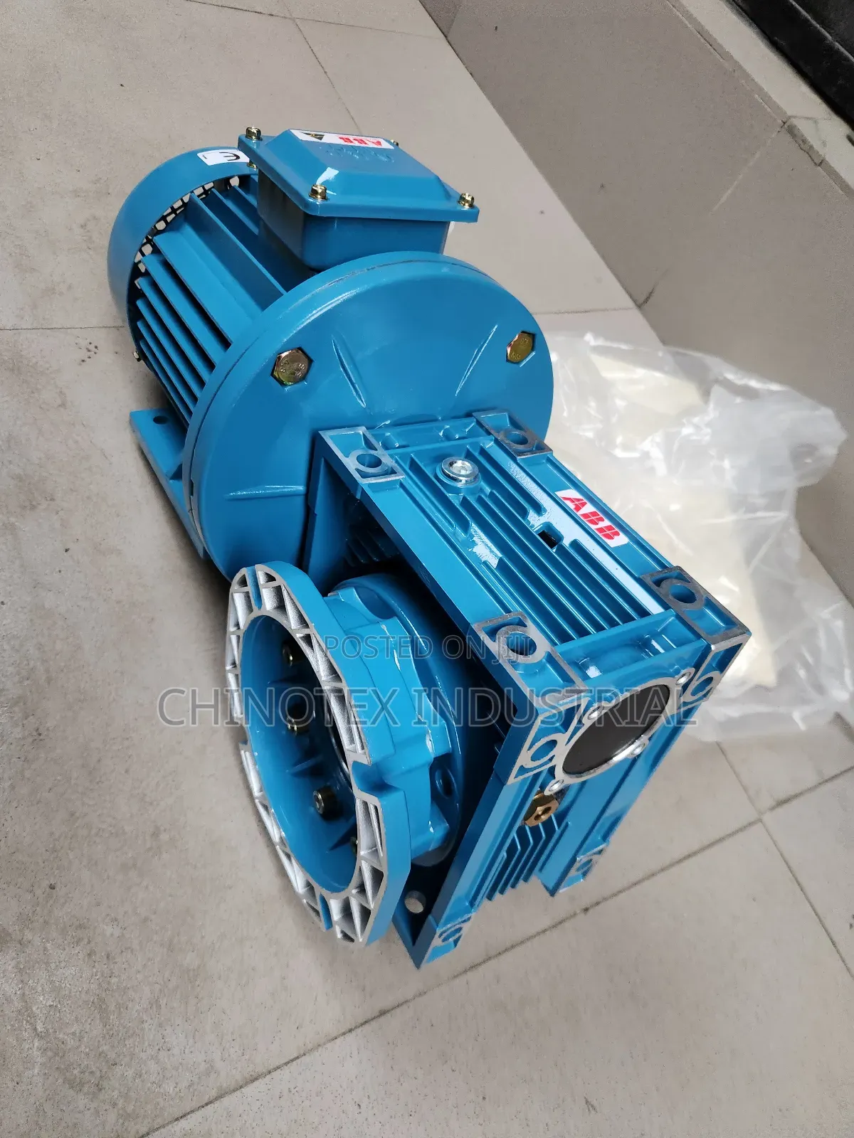 Abb Electric Worm Gear Motor 4hp/3kw 3phase