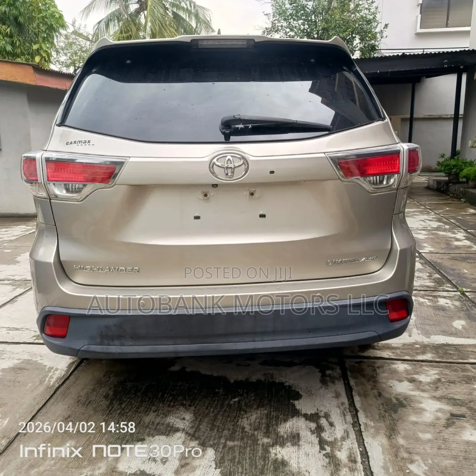 Toyota Highlander Limited 4dr SUV AWD (3.5L 6cyl 6A) 2015 Silver