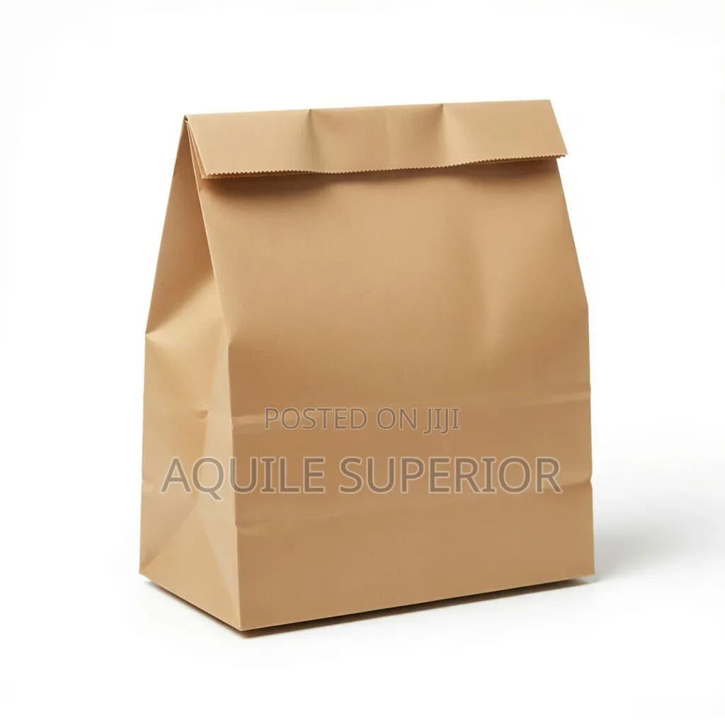 A4 Medium Brown Kraft Paper Bag (Landscape, No Handle, 110gsm)