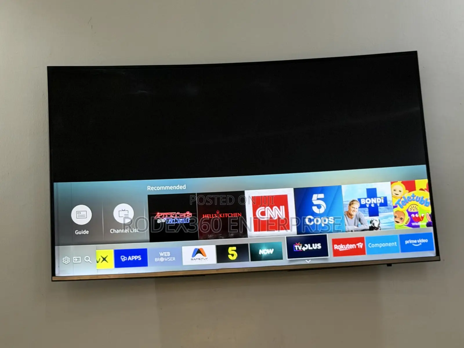 55-Inch Samsung Curved Smart Tv