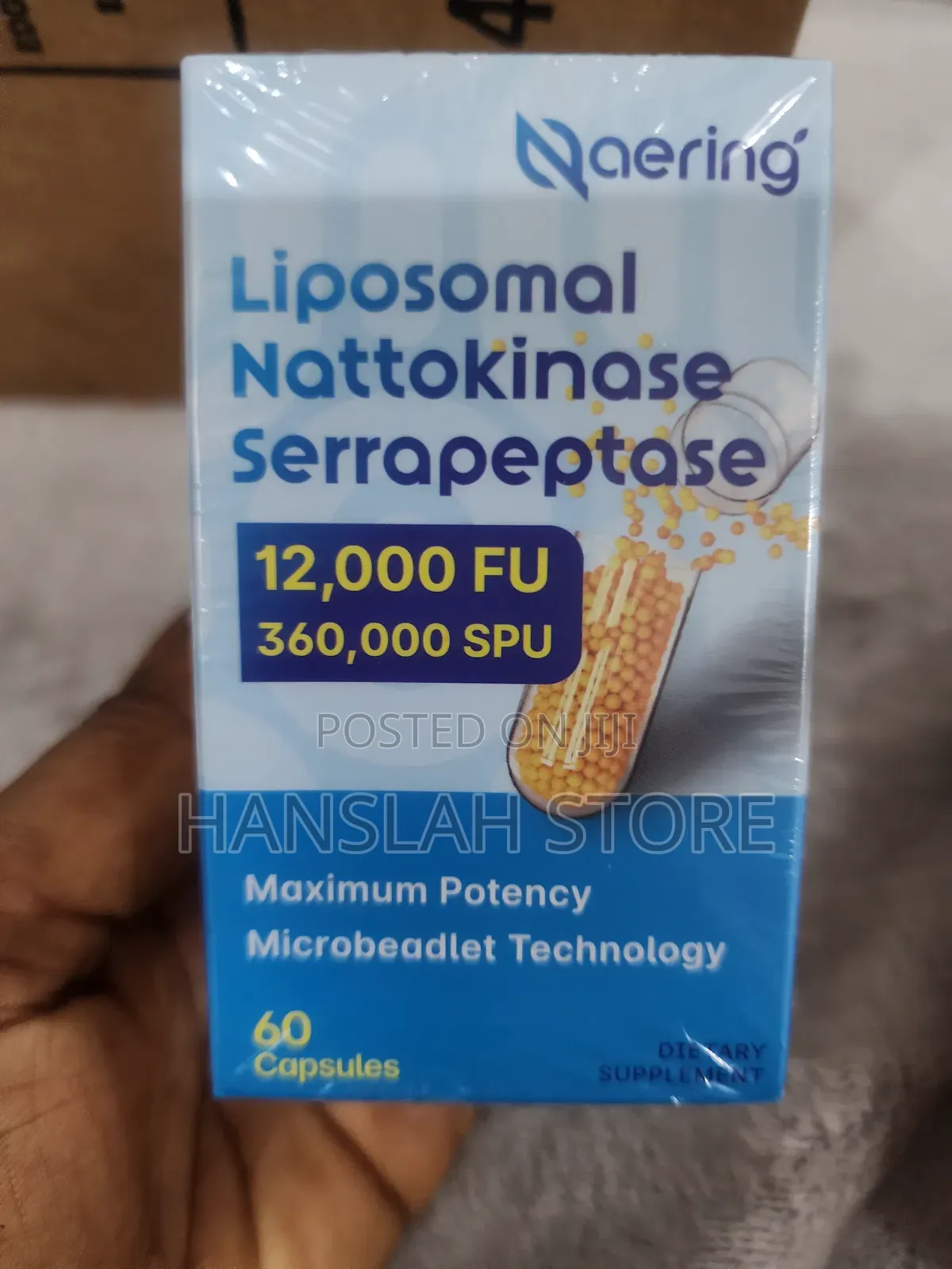 Liposomal Nattokinase Serrapeptase 360,000spu
