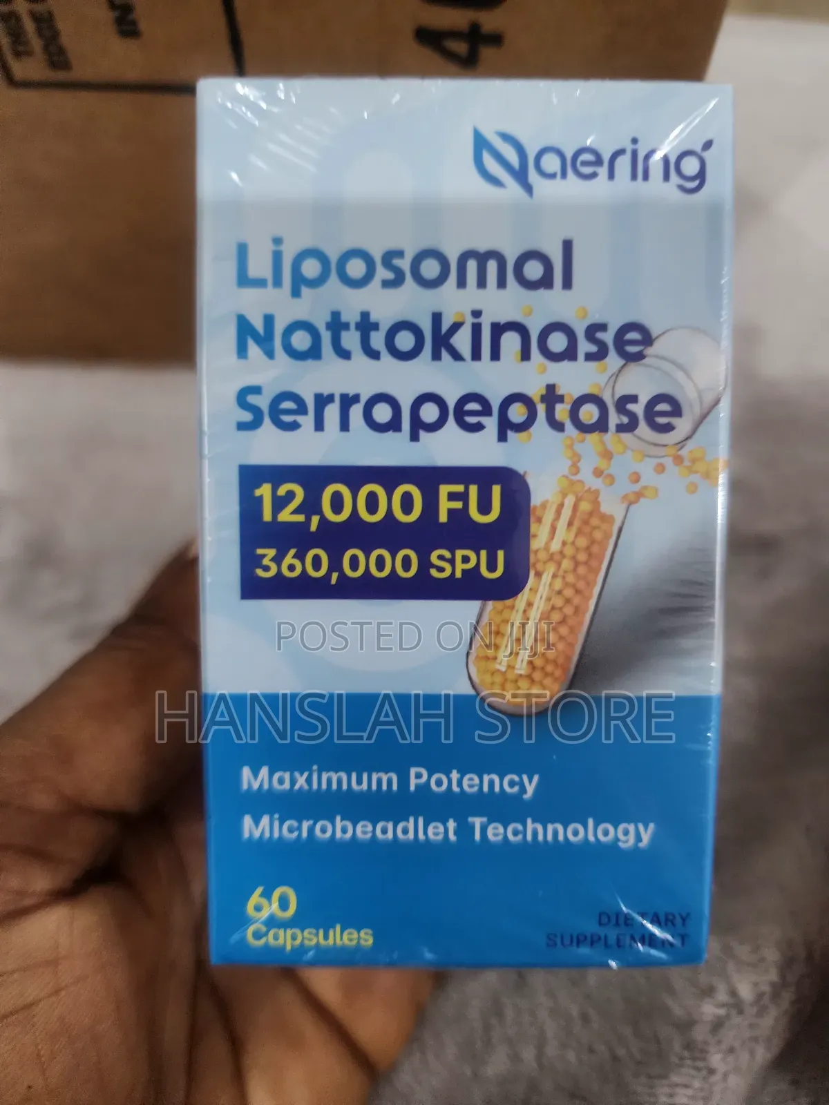 Liposomal Nattokinase Serrapeptase 360,000spu