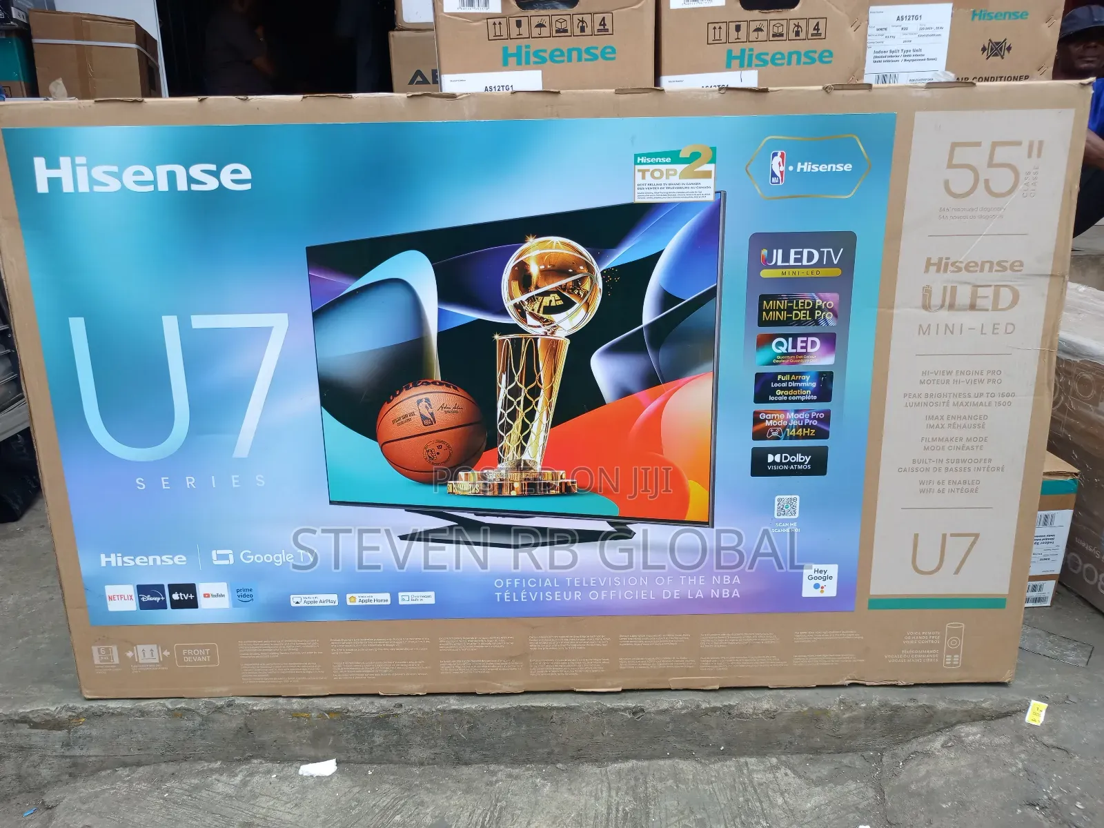 Hisense 55" U7q Uled Smart Mini Led TV (Histv55u7qf)