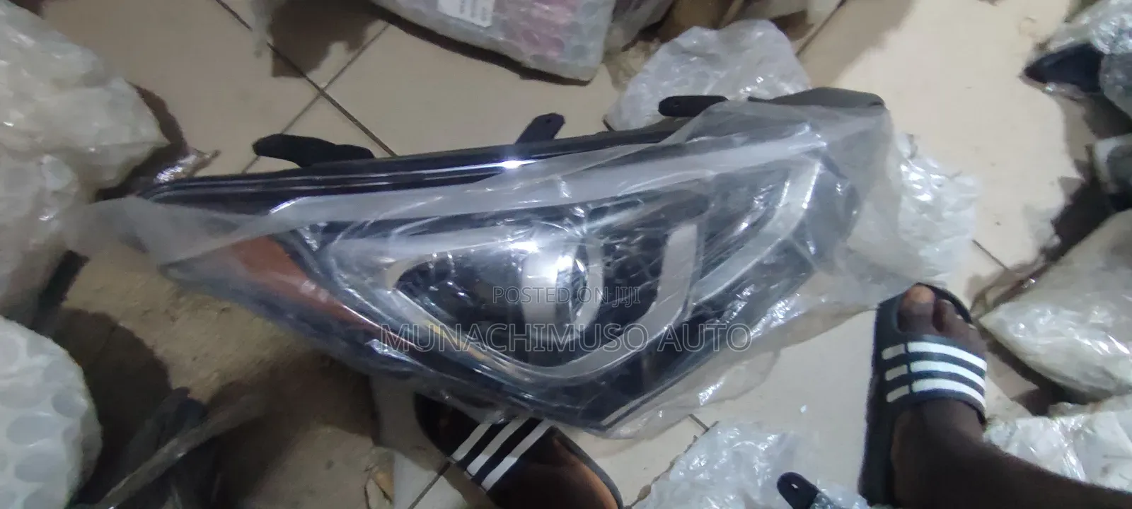 Head Lamp Hyundai Santa Fe 2017 Model Normal One