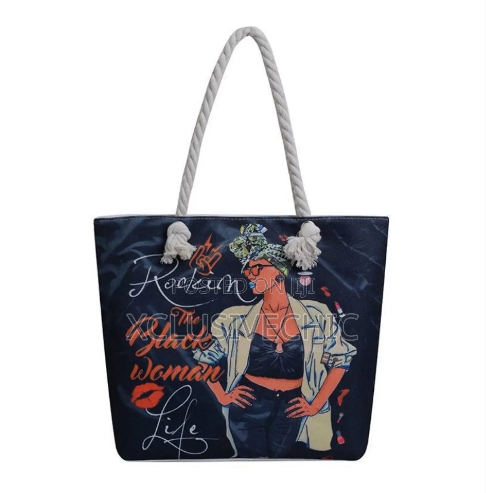 Facial Tote Bag