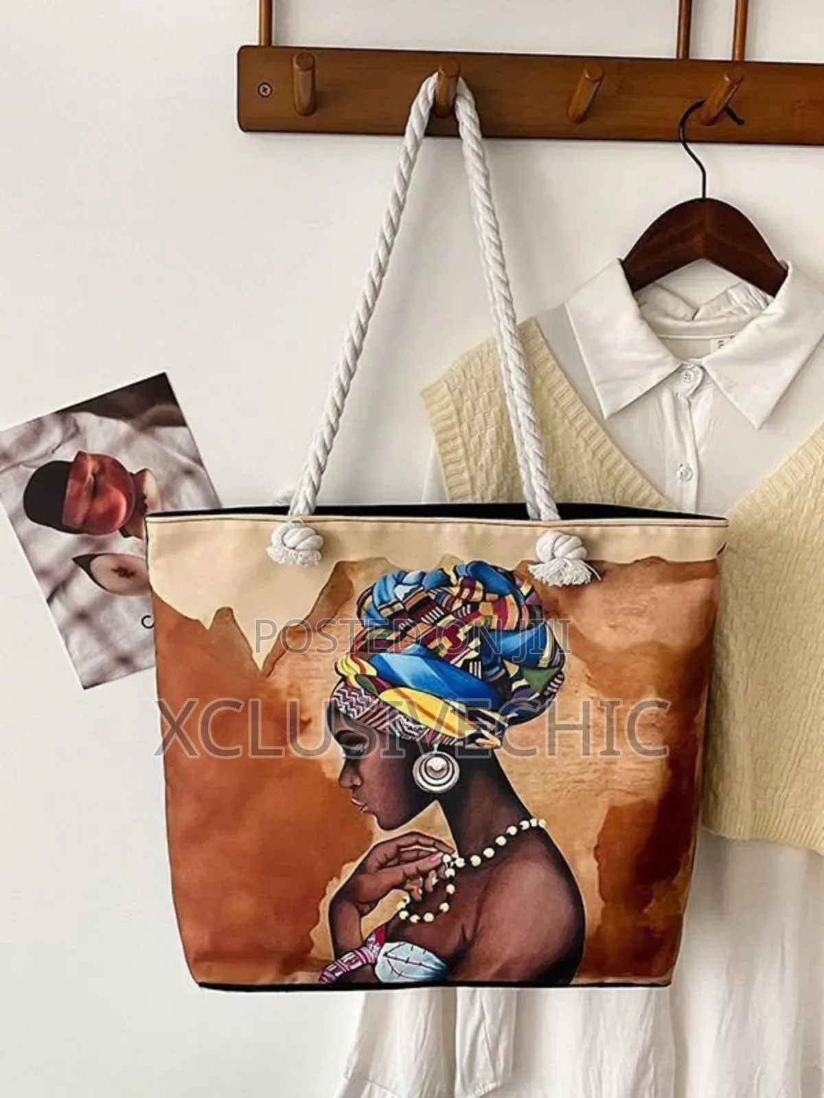 Facial Tote Bag