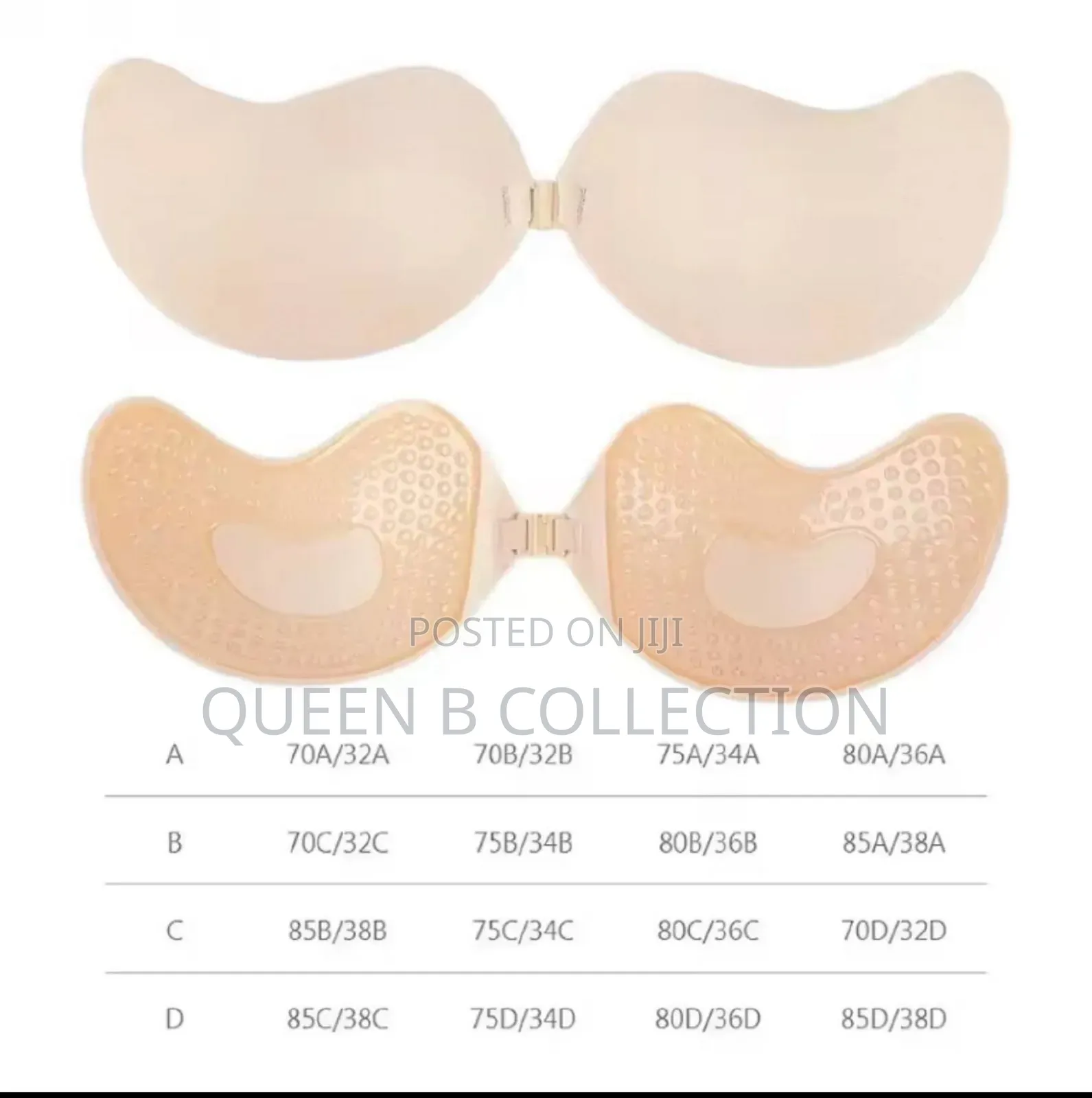 Invisible Push Up Bra.