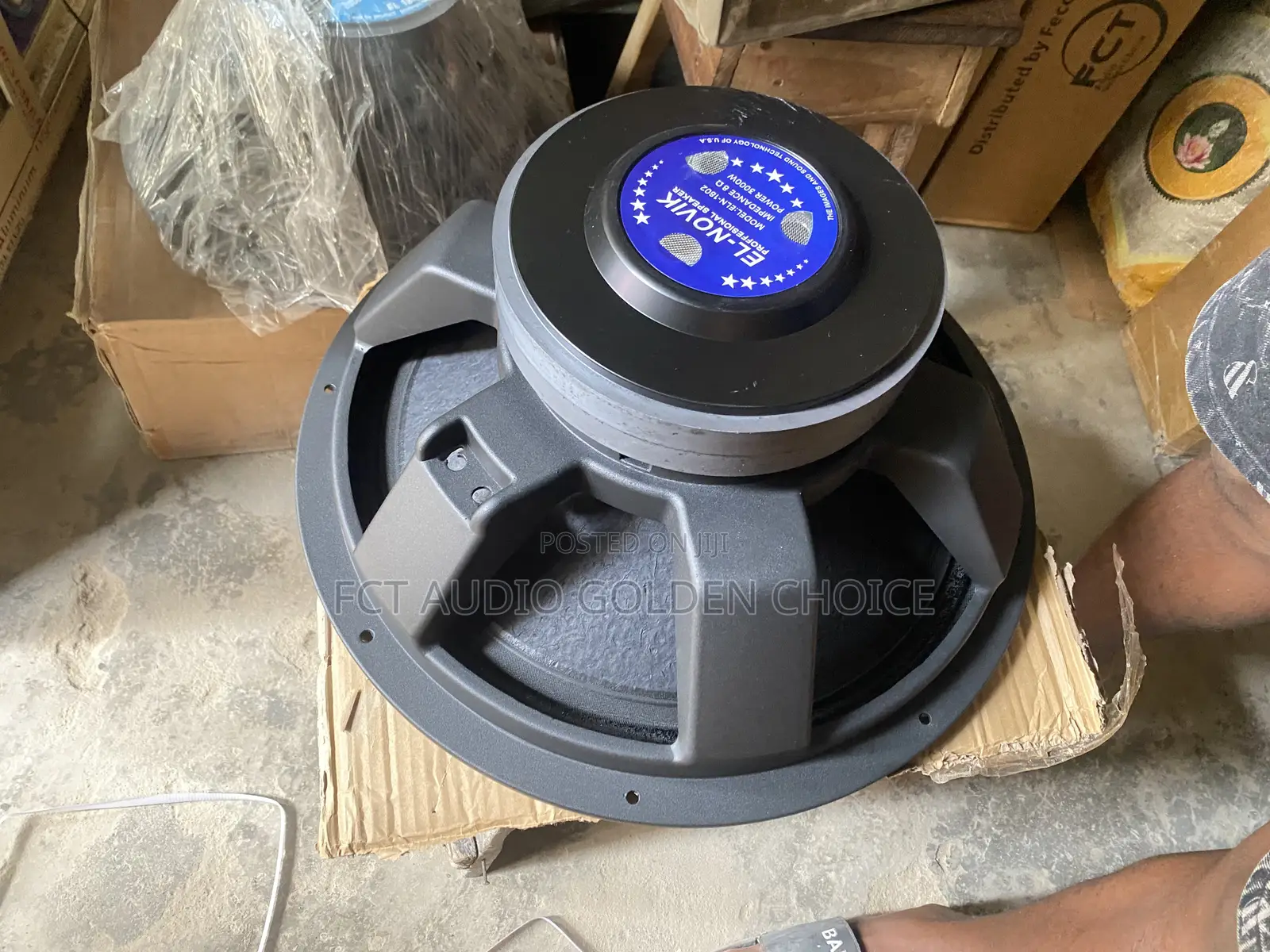  El Novik 18” Woofer – Heavy Bass Machine