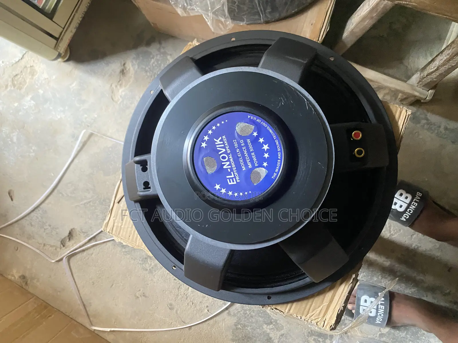  El Novik 18” Woofer – Heavy Bass Machine