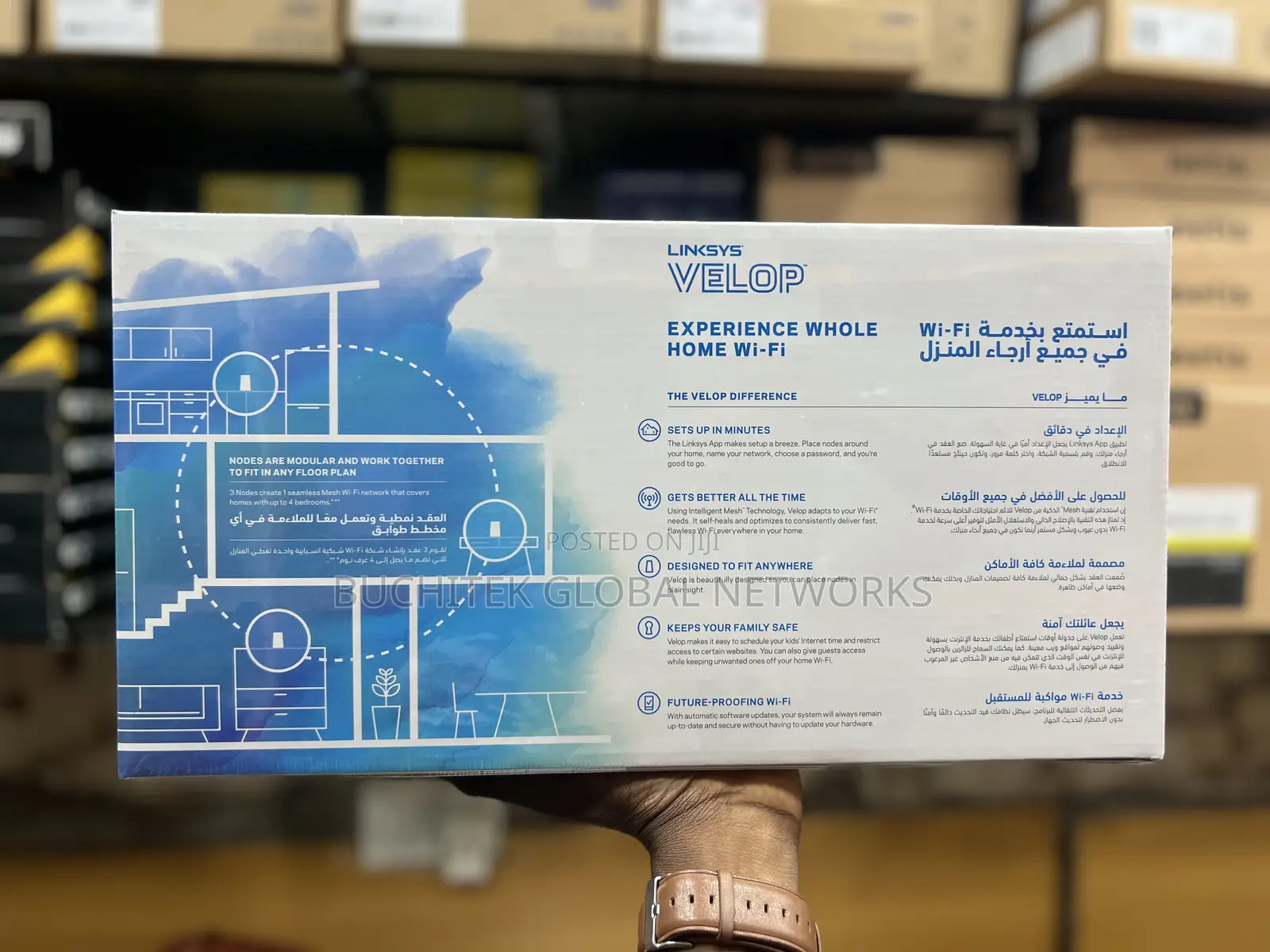 Linksys Velop Ac3900 Dual-Band Wifi Home Mesh 3 Packs
