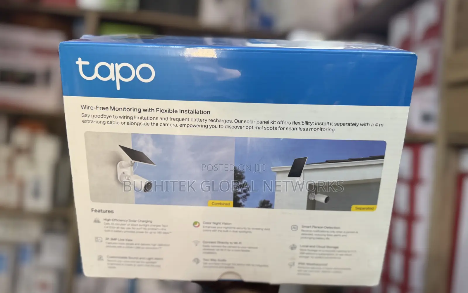 Tp-Link Tapo C410 Smart Indoor/Outdoor/Solar/Battery Powered Camera.
