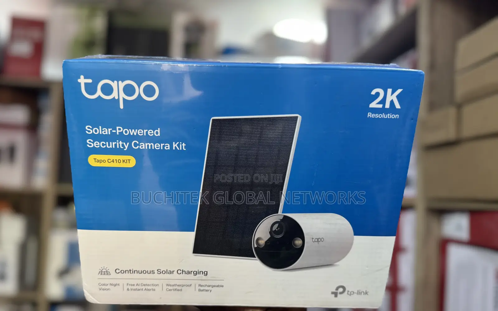 Tp-Link Tapo C410 Smart Indoor/Outdoor/Solar/Battery Powered Camera.