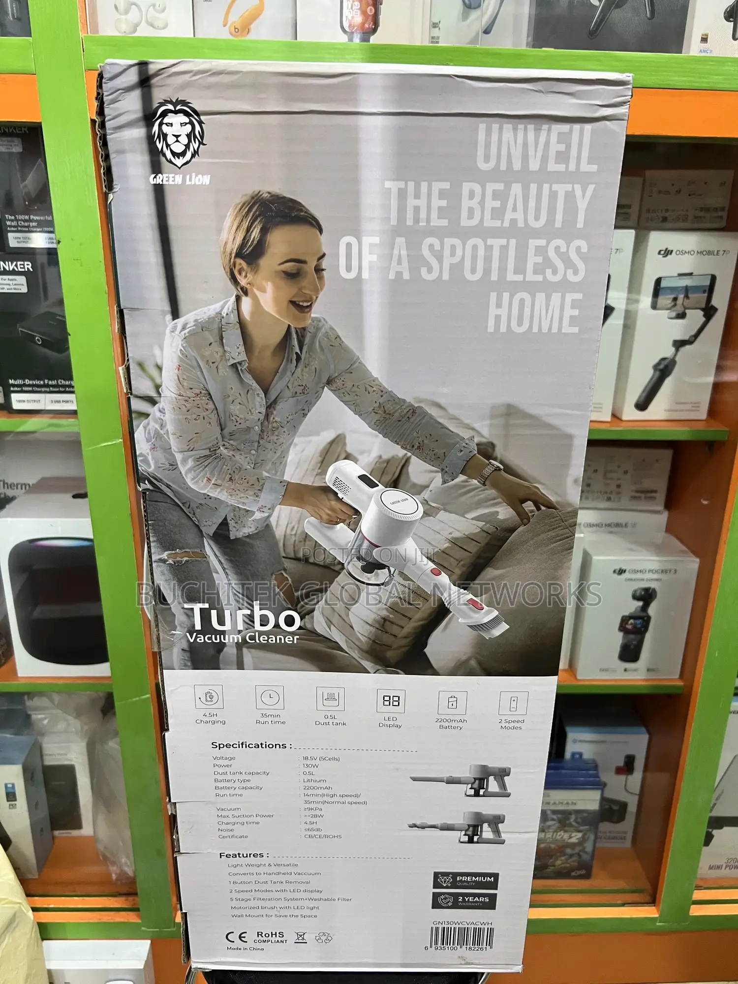 Greenlion Turbo Vacuum Cleaner.