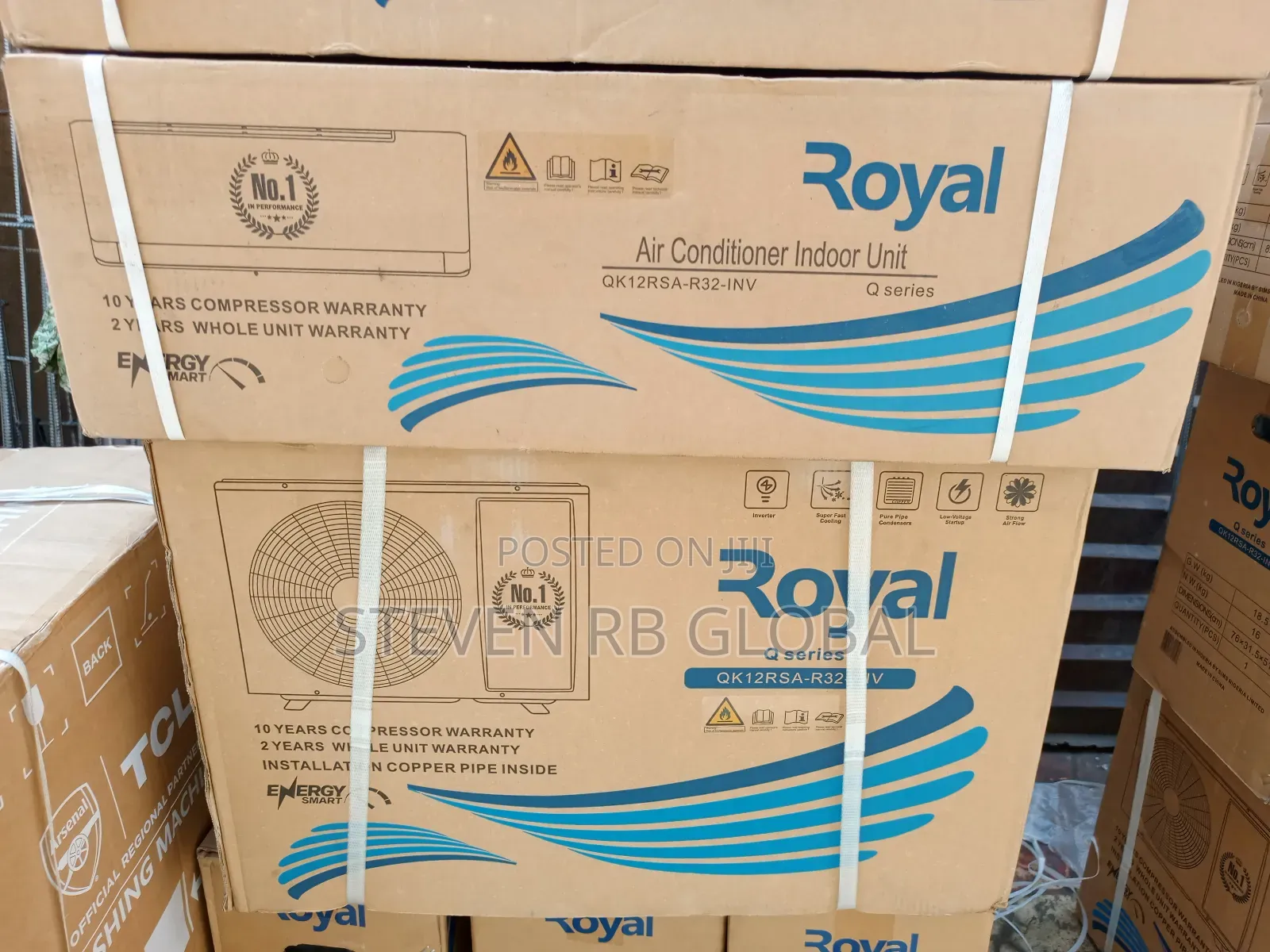 Royal 1.5hp Inverter Split Air Conditioner | Qk12rsa-R32