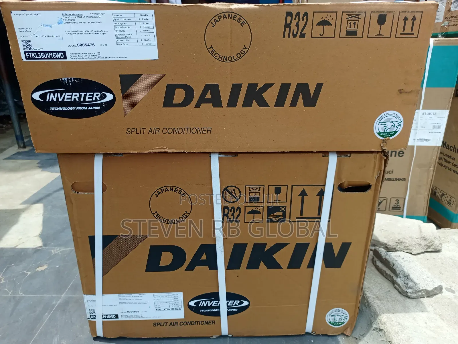 Daikin 1.5hp Inverter Split Air Conditioner | Ftkl35 / Rkl35 (R32)