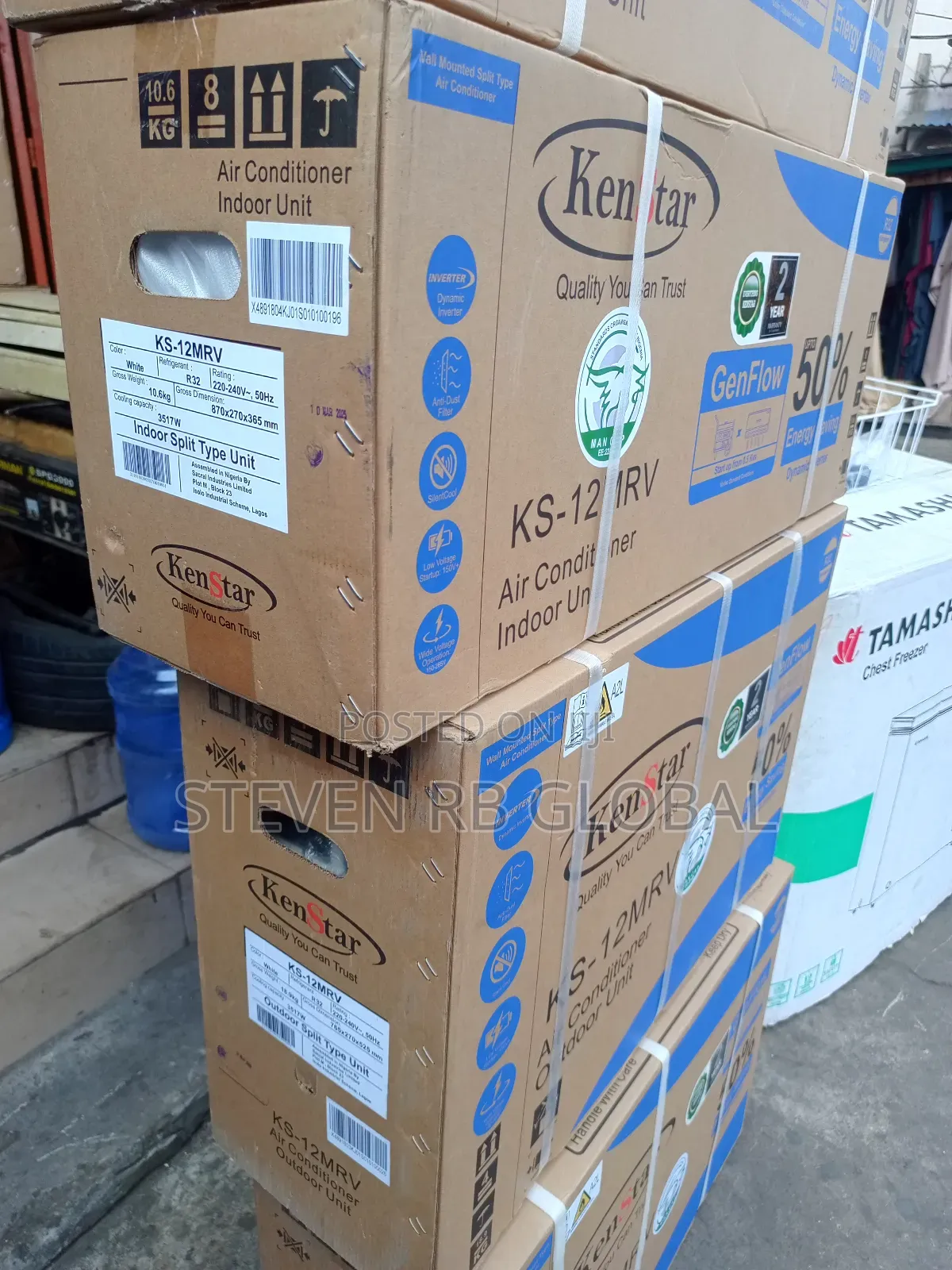Kenstar 1.5hp Dynamic Inverter Split Air Conditioner | Ks-12mrv (R32)