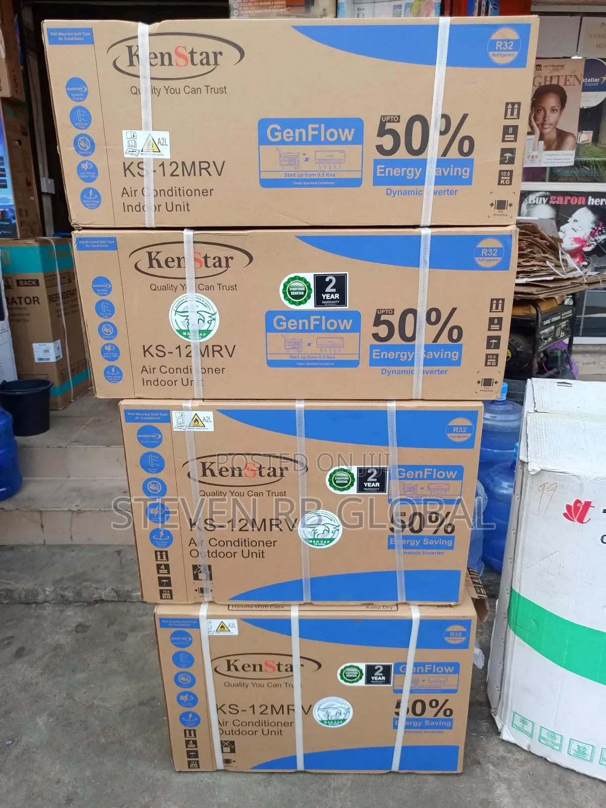Kenstar 1.5hp Dynamic Inverter Split Air Conditioner | Ks-12mrv (R32)
