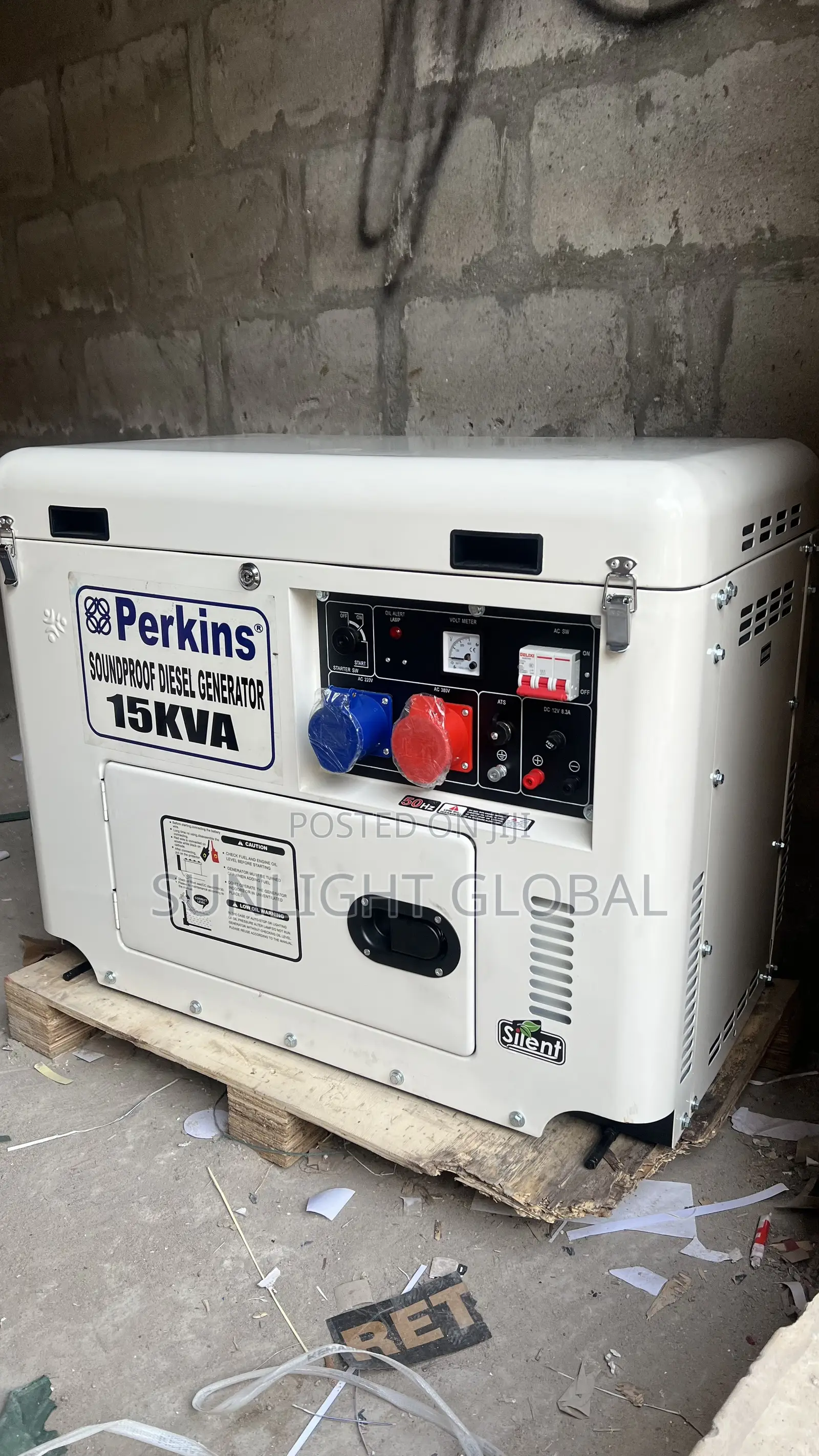 Perkins Three Face Soundproof 15kva