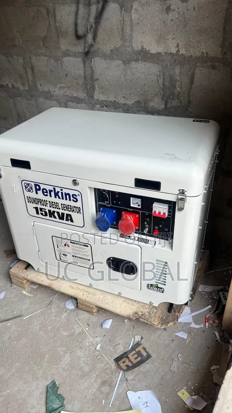 Perkins Three Face 15kva Soundproof