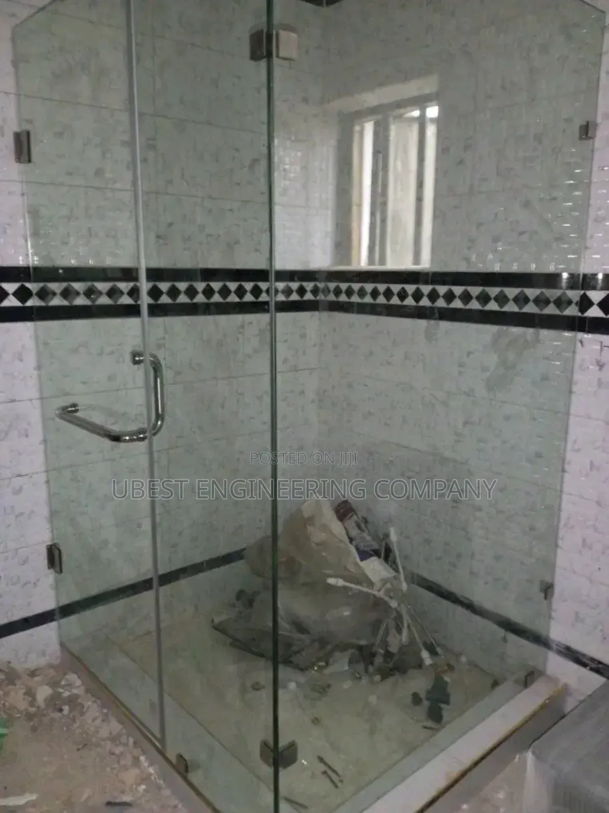 Shower Cubicle Tampered Glass
