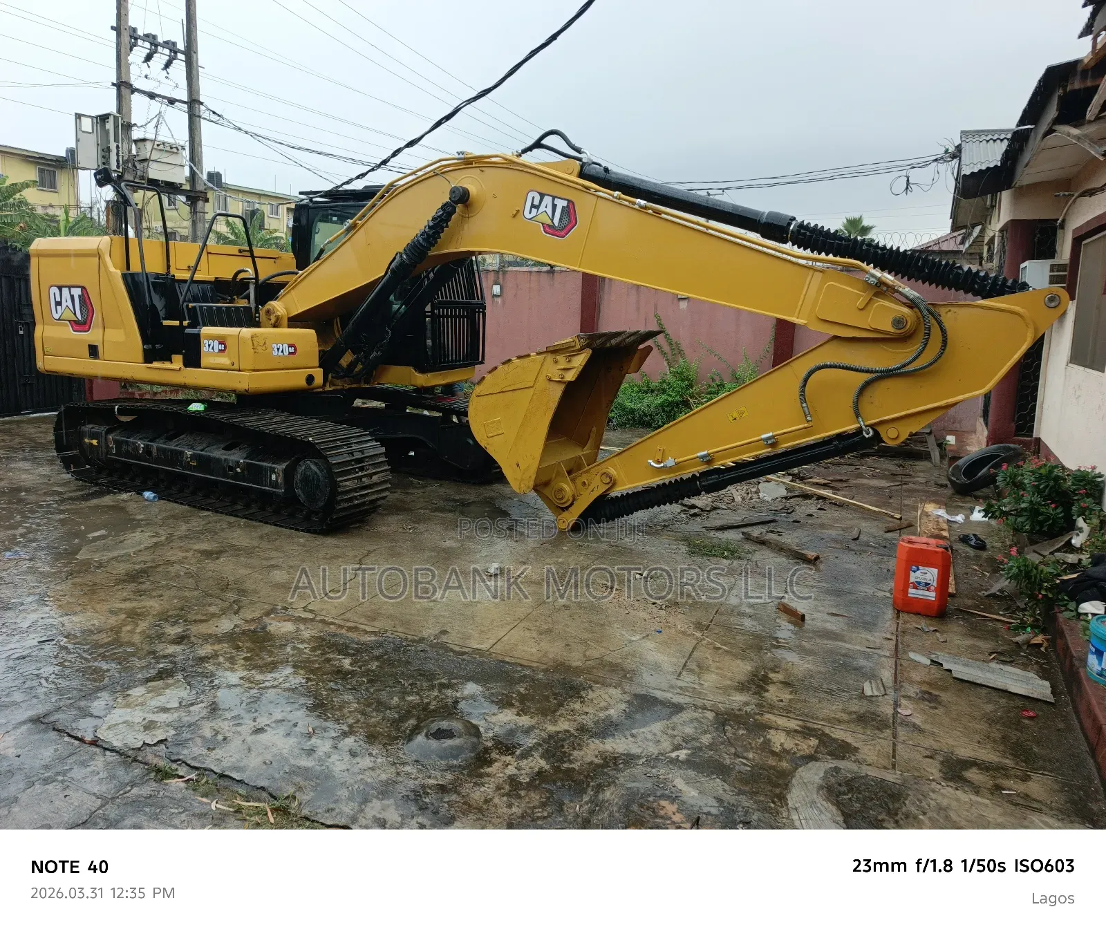 2021 Crawler Hydraulic Excavator Model 320gc