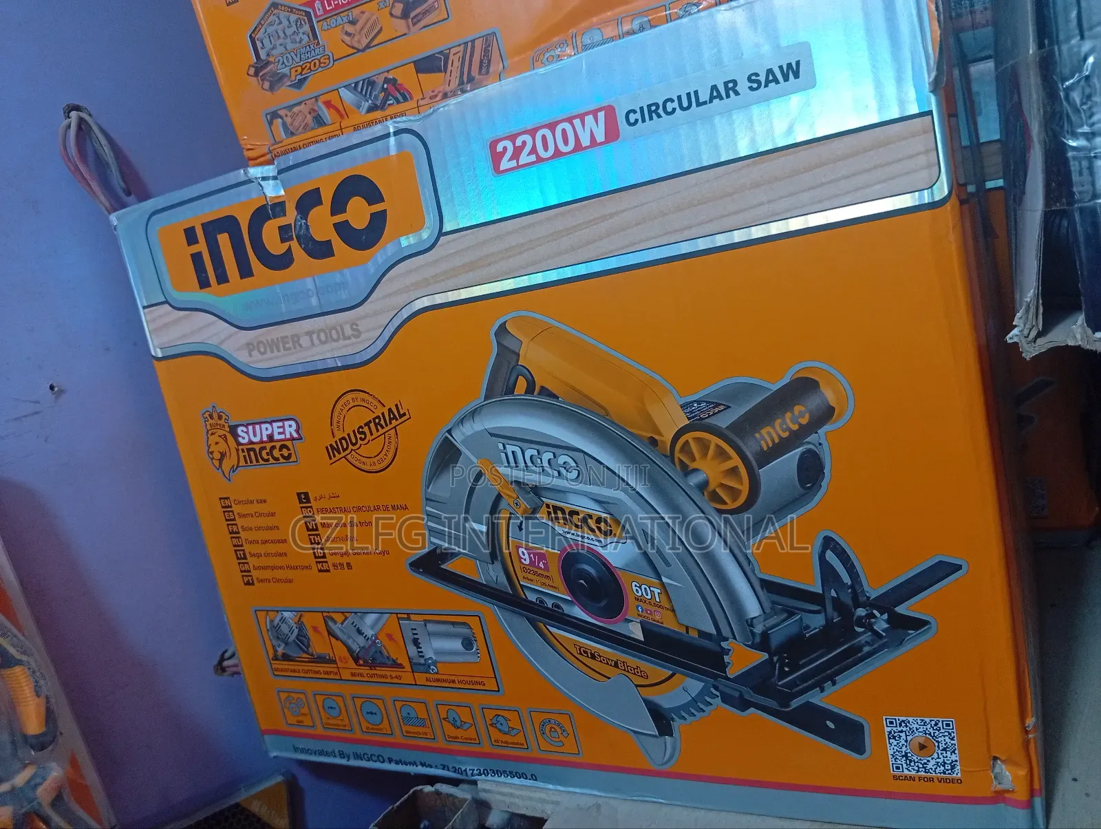 2200watts Ingco Electric Circular Saw Machine 9"( 230mm)