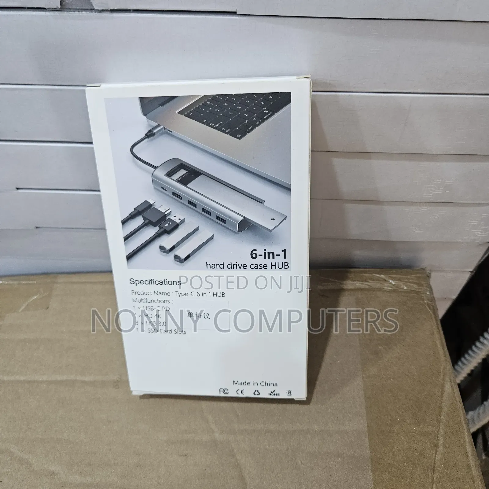6-in-1 Usb-C SSD Hub Hdmi Pd Nvme/Sata Dock Adapter