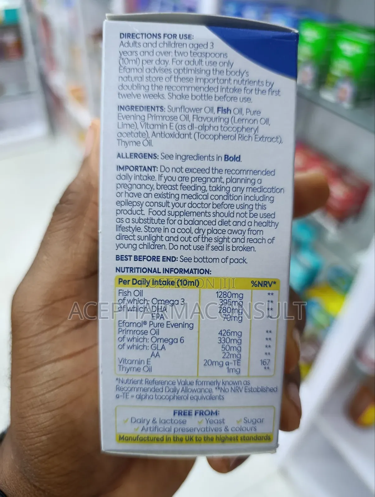 Efamol Brain Formula Liquid