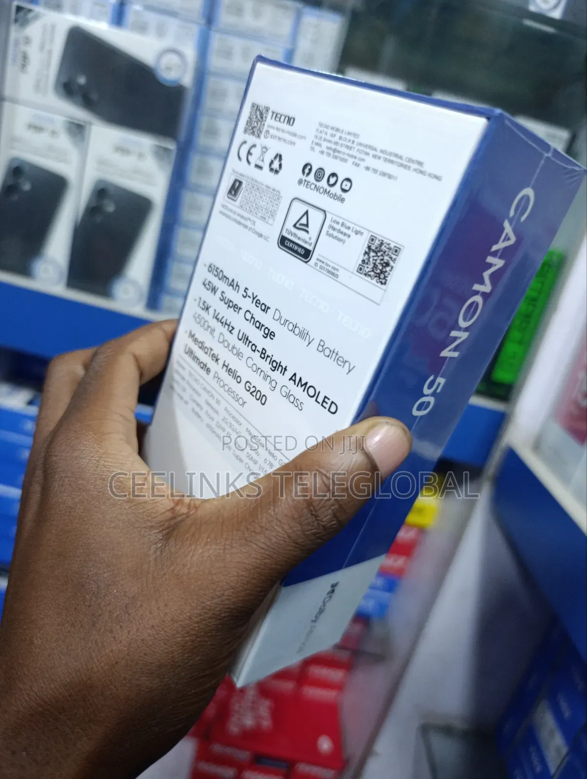 New Tecno Camon 50 256 GB Silver
